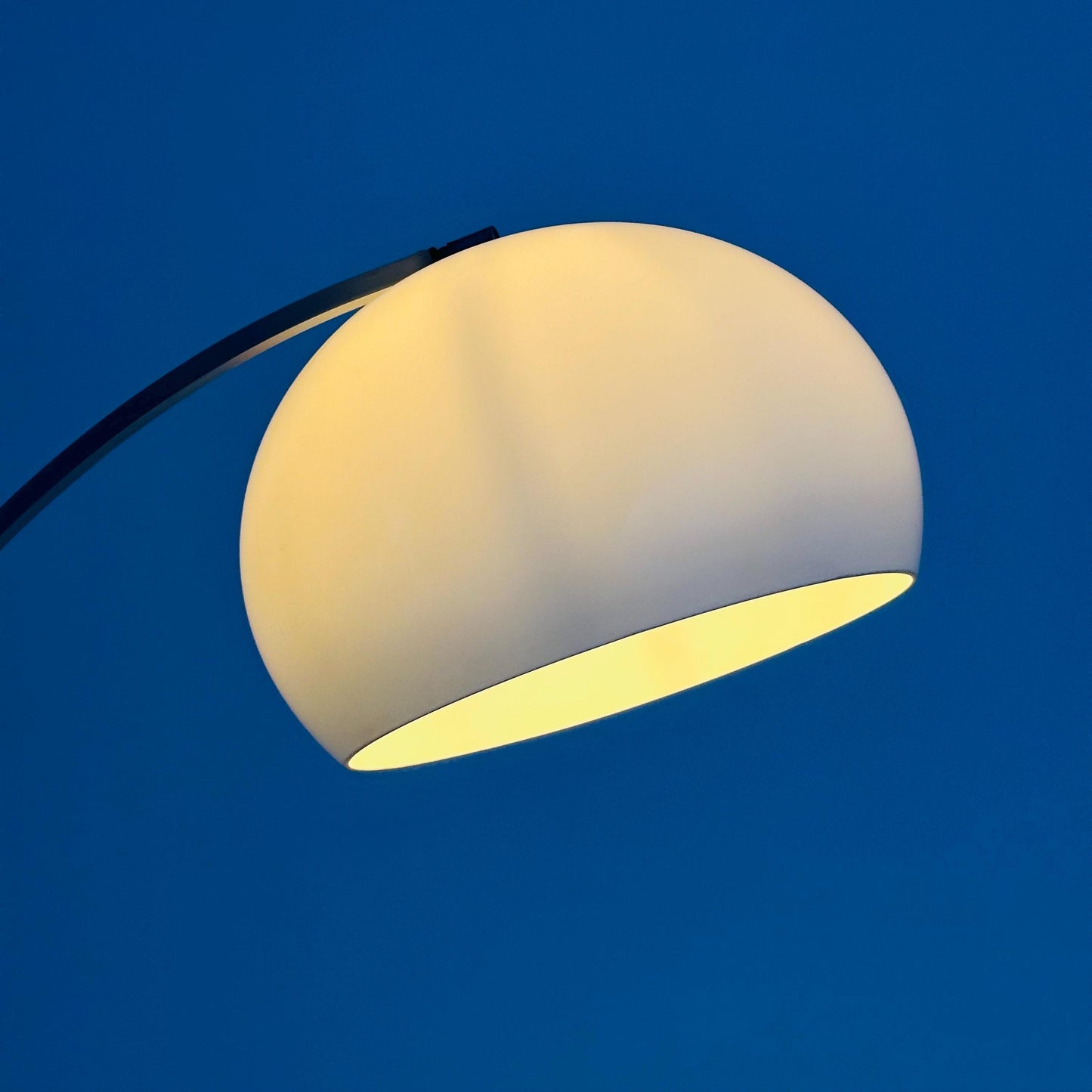 Mid-Century Large Italian Space Age Arched Floor Lamp, 1970s