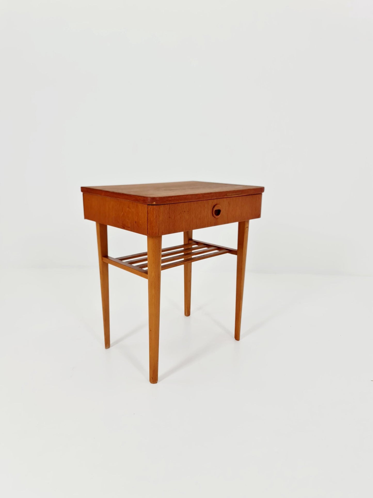 Midcentury danish Teak Vintage Side table straight from the sixties