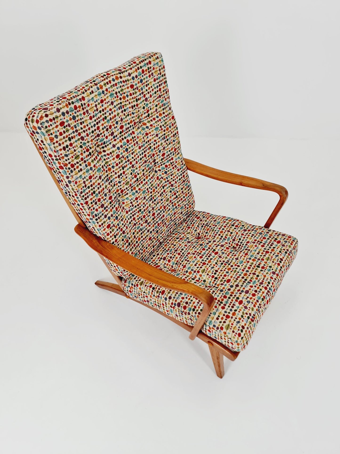Rare Midcentury German club lounge chair, 1950s