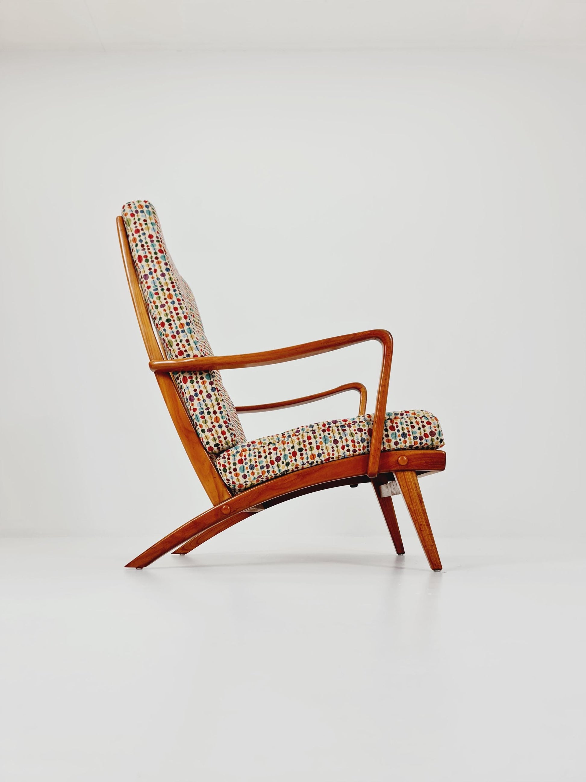 Rare Midcentury German club lounge chair, 1950s