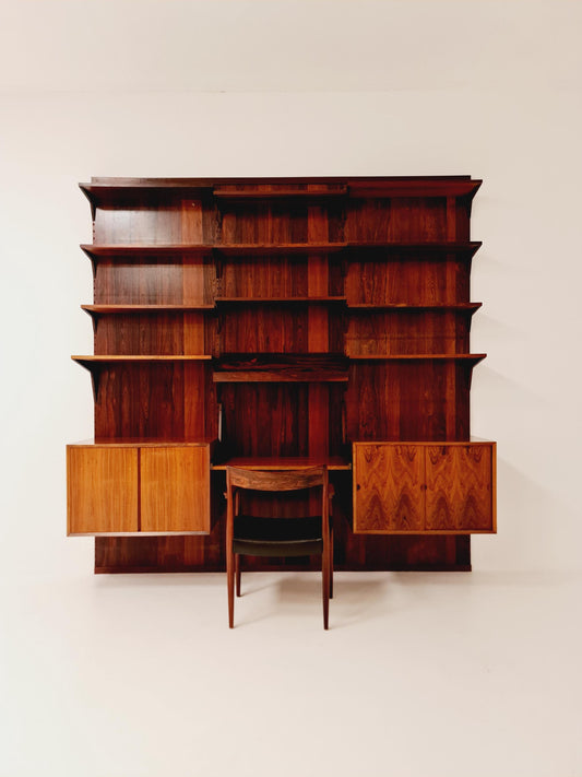 Mid century Danish rosewood Wall Unit by Poul Cadovius for Cado, Denmark, 1960s