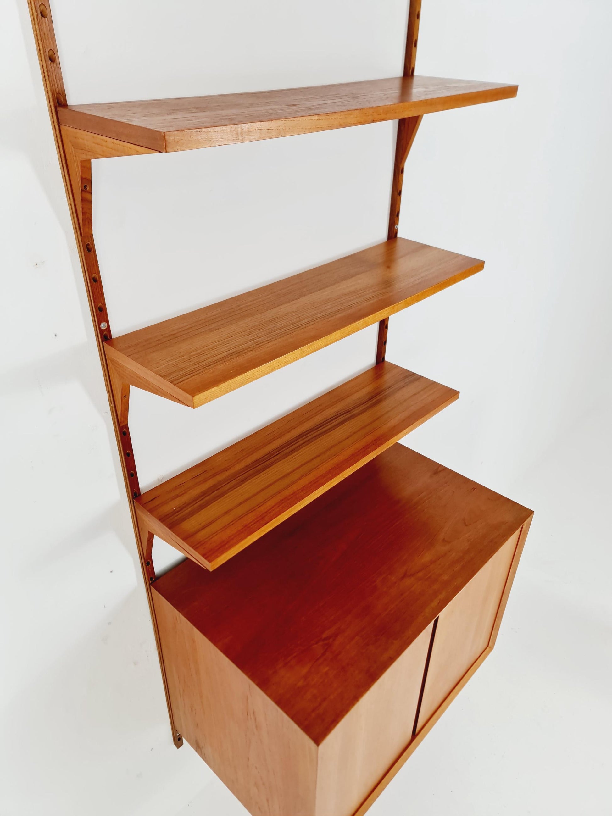 Mid century Single Danish Teak Wall Unit by Poul Cadovius for Cado, Denmark, 1960s