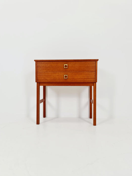 Midcentury Danish teak Side table/ Bedside table, 1960s