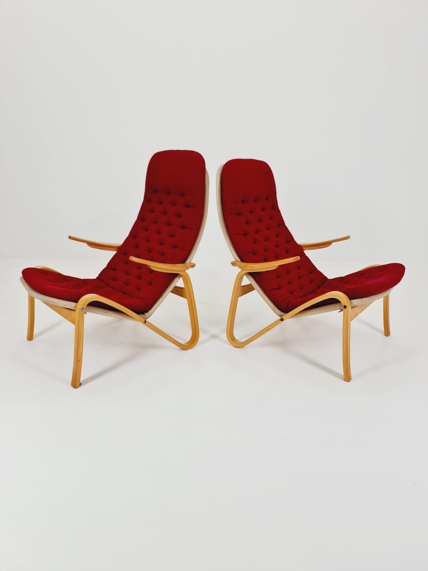 Swedish Midcentury armchair Metro by Sam of 2Larsson for Dux , 1960s, set