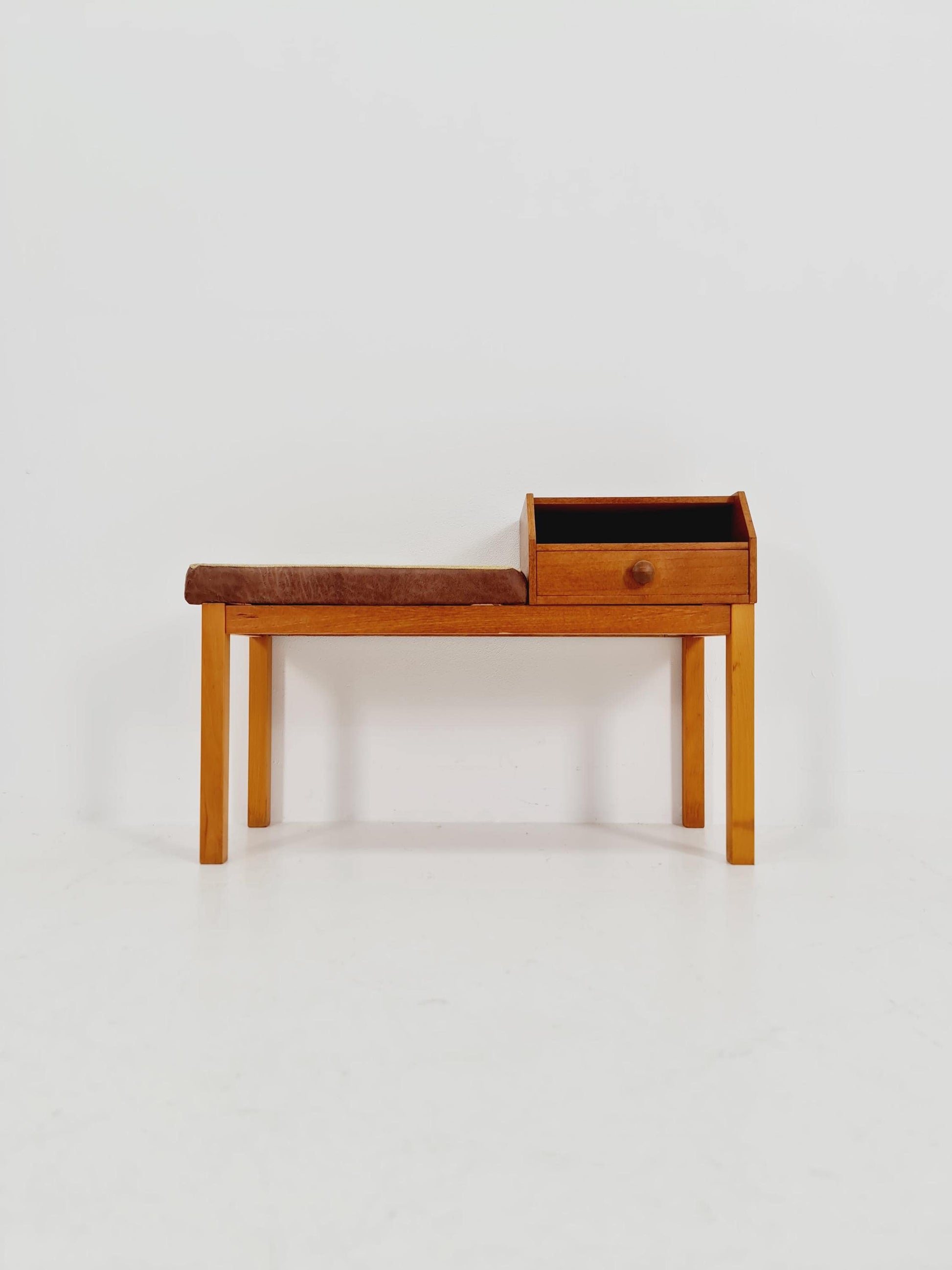 Danish teak telefon table/ hallway table, 1960s