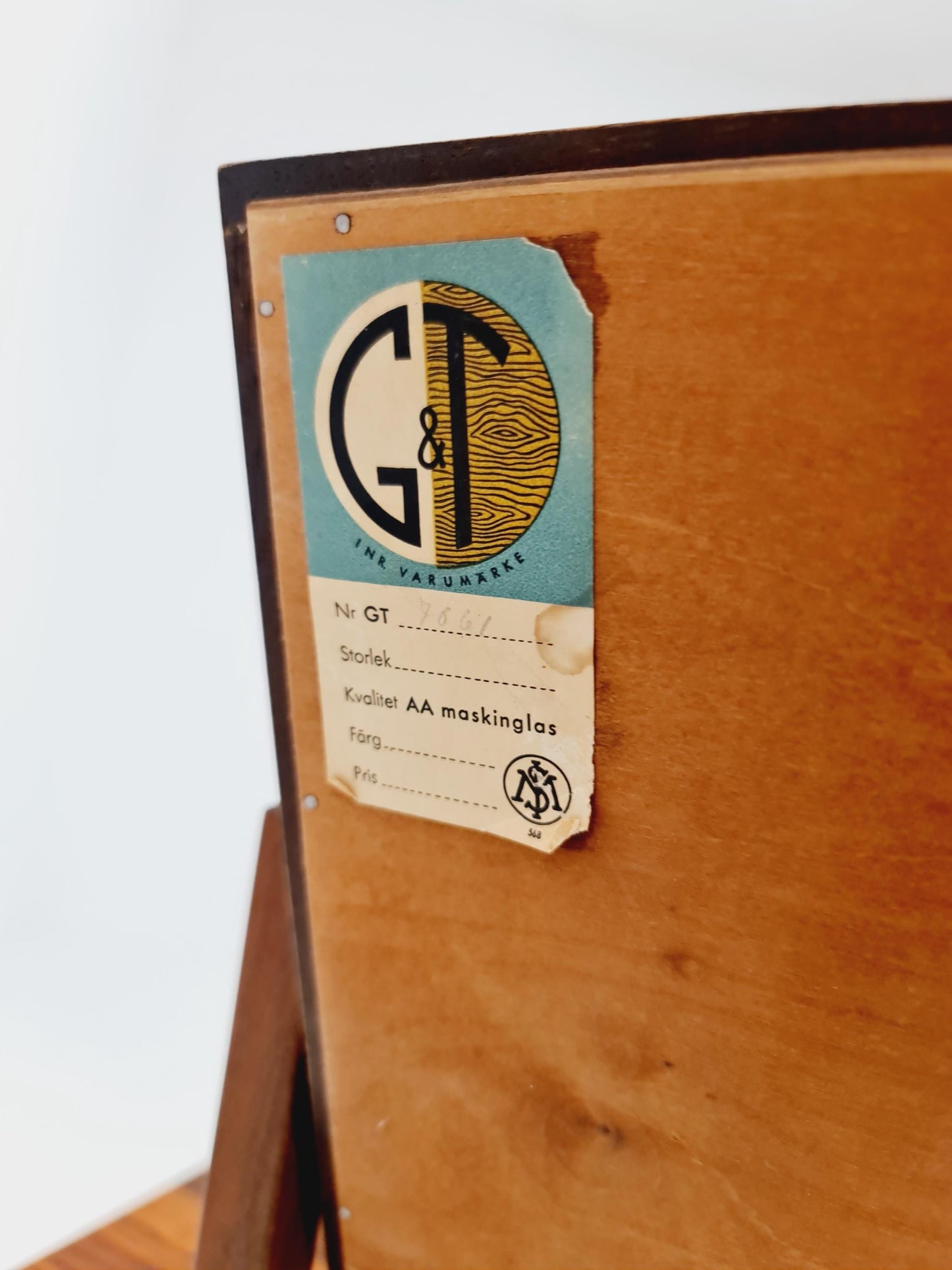 Rare Mid Century Modern Swedish Rosewood vanity table/ make up table by G&T, 1960