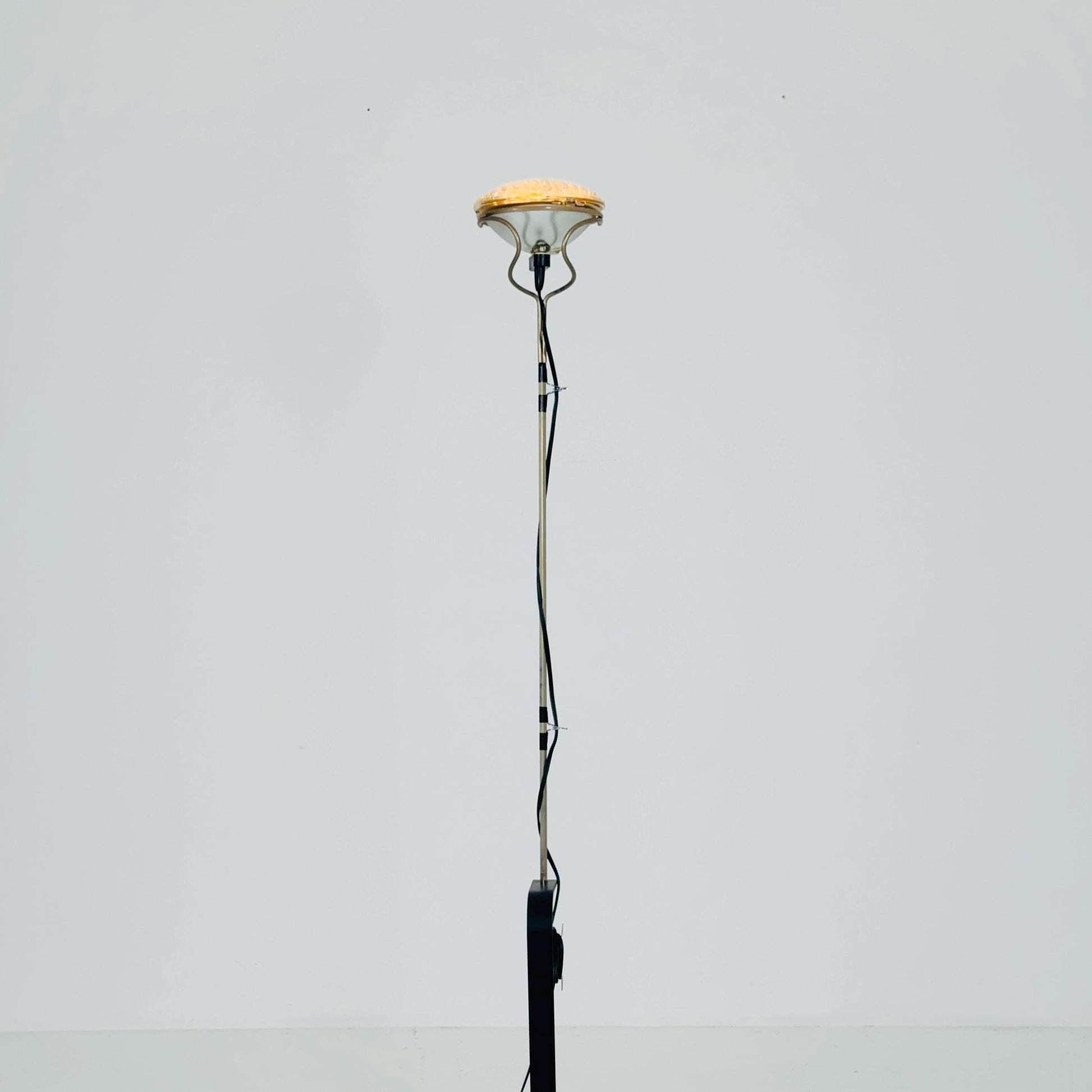 Mid-Century Italian Toio Floor Lamp by Castiglioni Brothers for Flos, 1960s