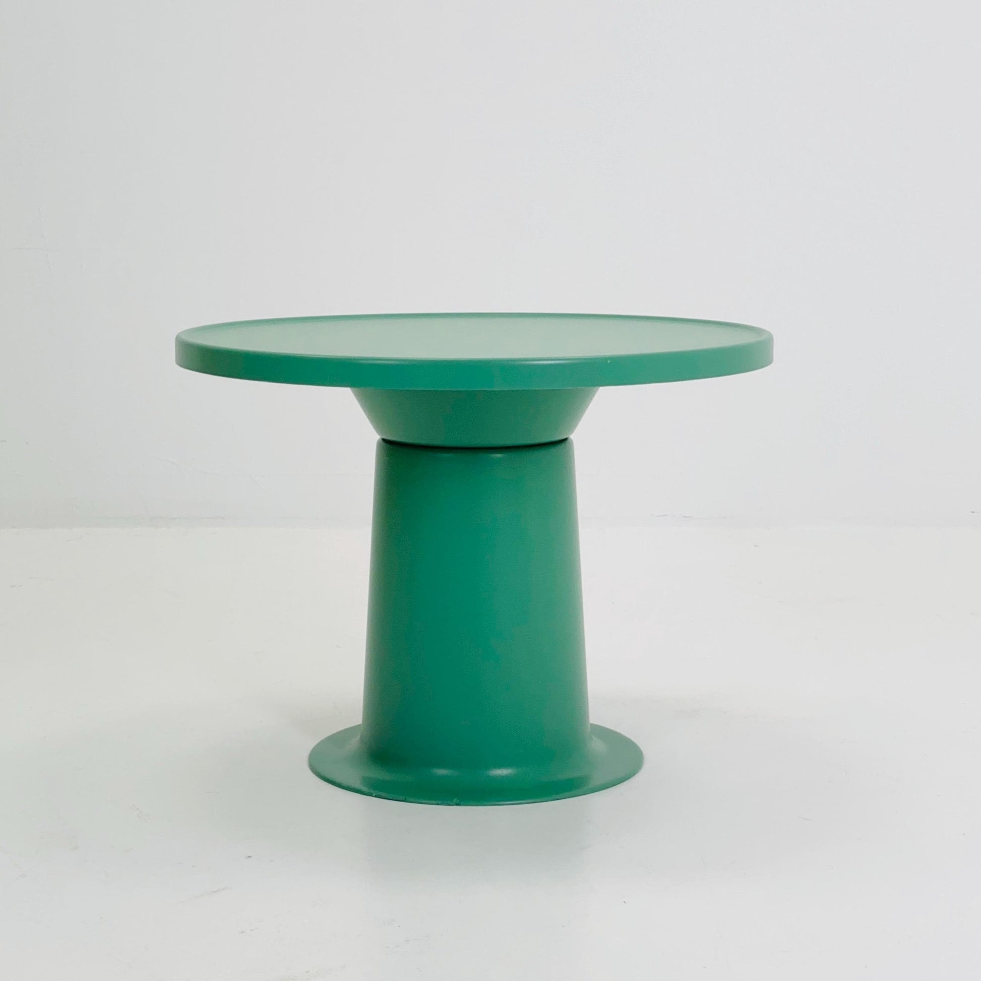 Mid century Yrjö Kukkapuro “Saturnus” Low Table – Green | Haimi Finland, 1970s | Modernist Space Age Design