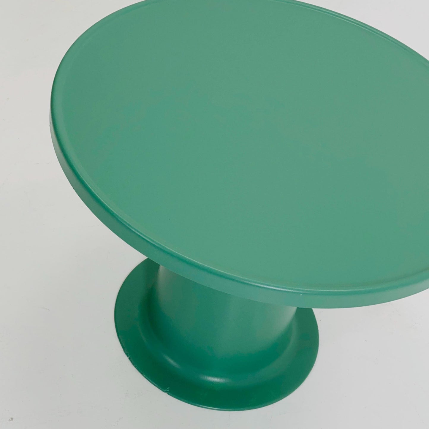 Mid century Yrjö Kukkapuro “Saturnus” Low Table – Green | Haimi Finland, 1970s | Modernist Space Age Design