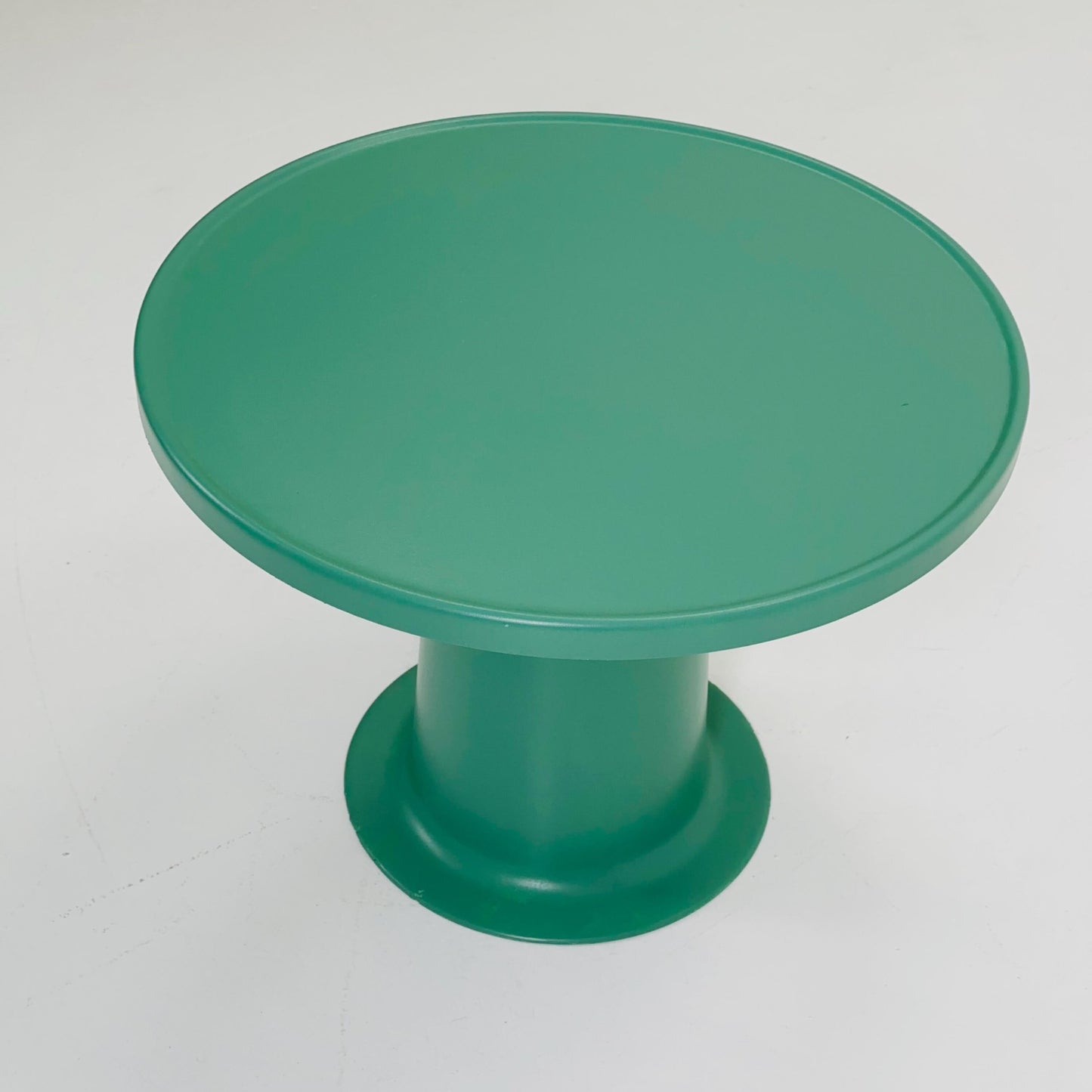 Mid century Yrjö Kukkapuro “Saturnus” Low Table – Green | Haimi Finland, 1970s | Modernist Space Age Design