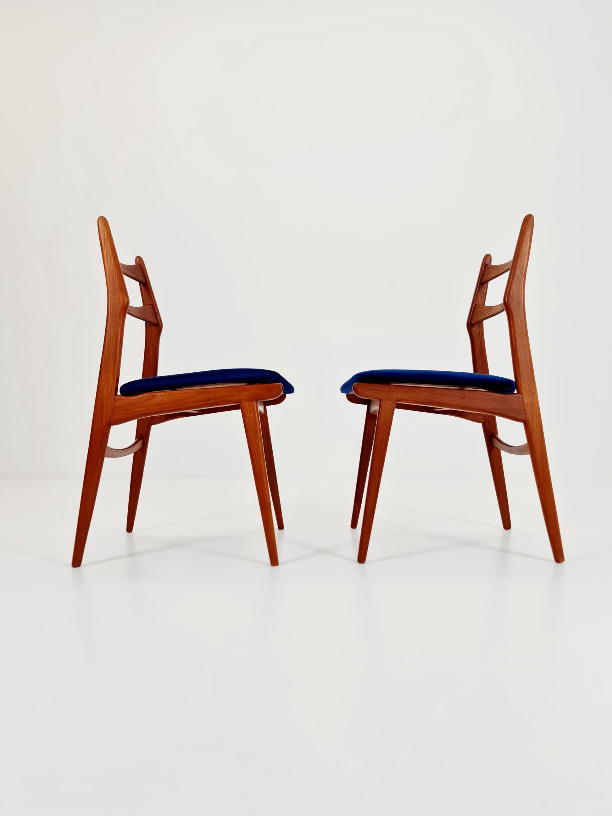 Vintage Teak Dining Chairs from Habeo Germany, 1960s, Set of 2