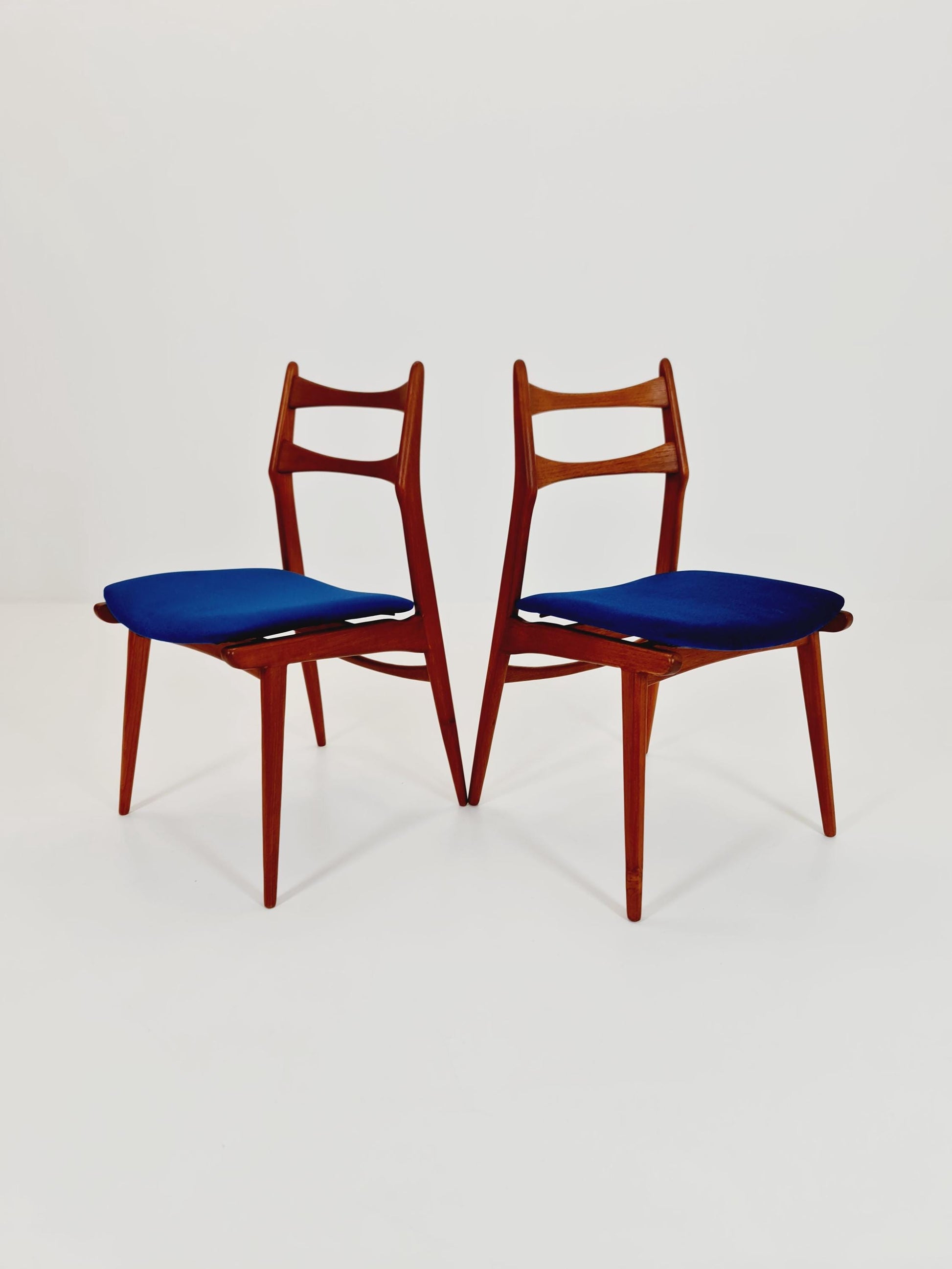 Vintage Teak Dining Chairs from Habeo Germany, 1960s, Set of 2