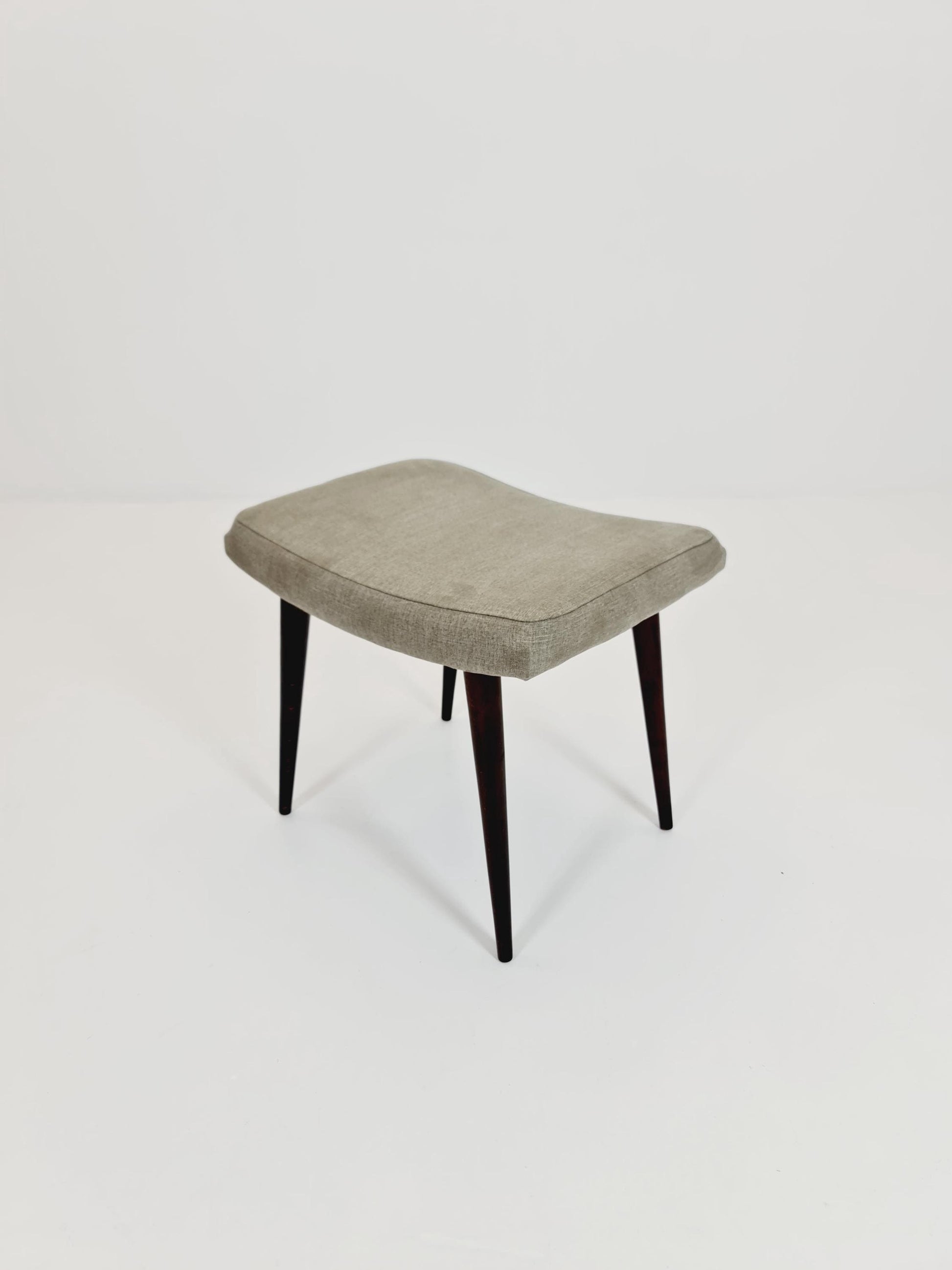Mid century modern German ottoman/footstool make up stool from the 50s