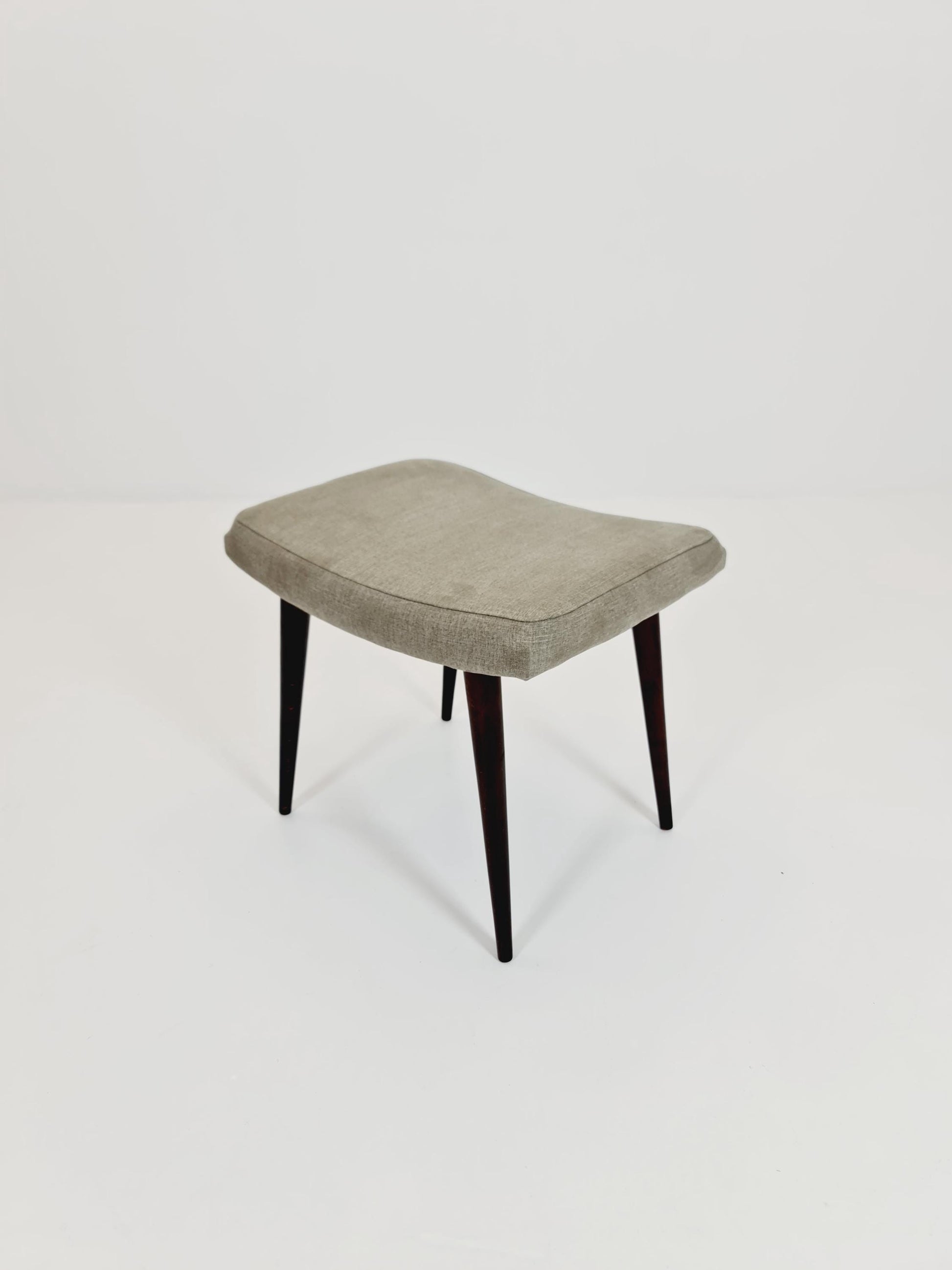 Mid century modern German ottoman/footstool make up stool from the 50s