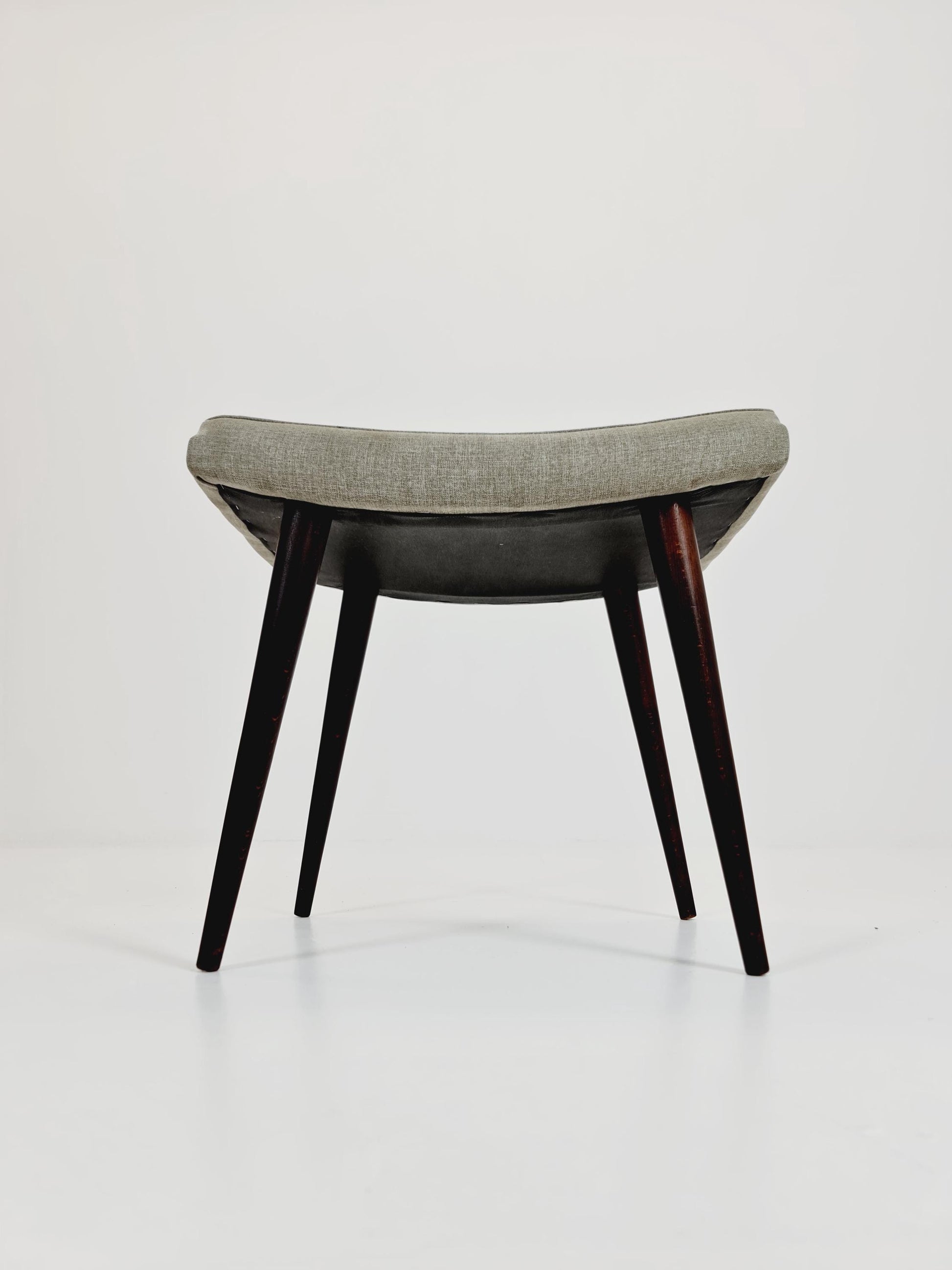 Mid century modern German ottoman/footstool make up stool from the 50s