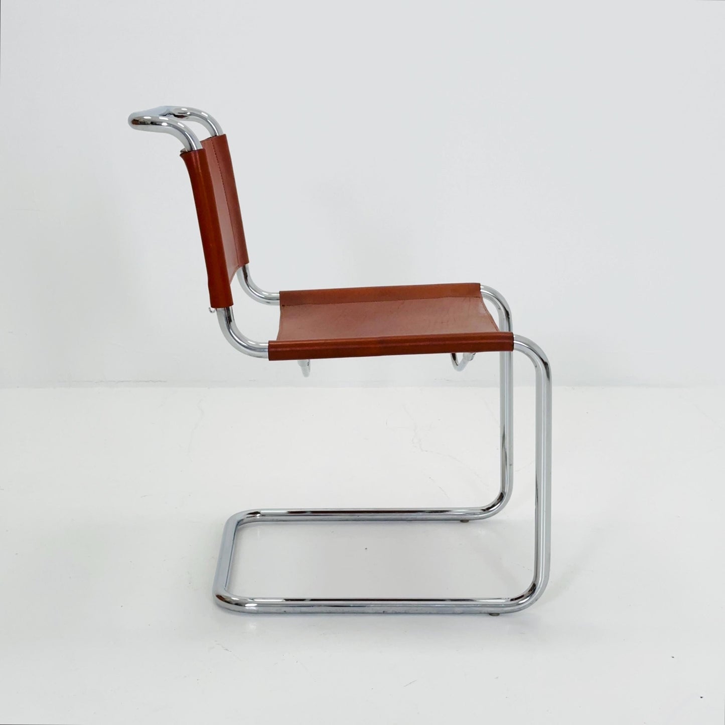 1 of 4 Mid-Century S33 Chair by Mart Stam for Fasem, 1980s Italy