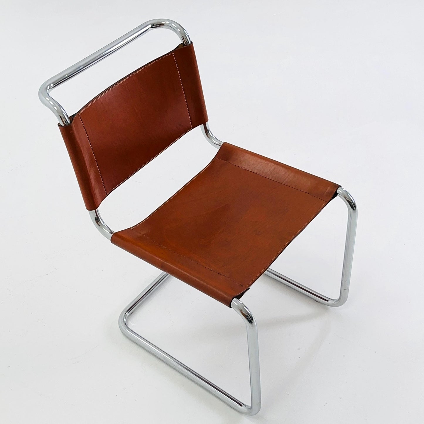 1 of 4 Mid-Century S33 Chair by Mart Stam for Fasem, 1980s Italy
