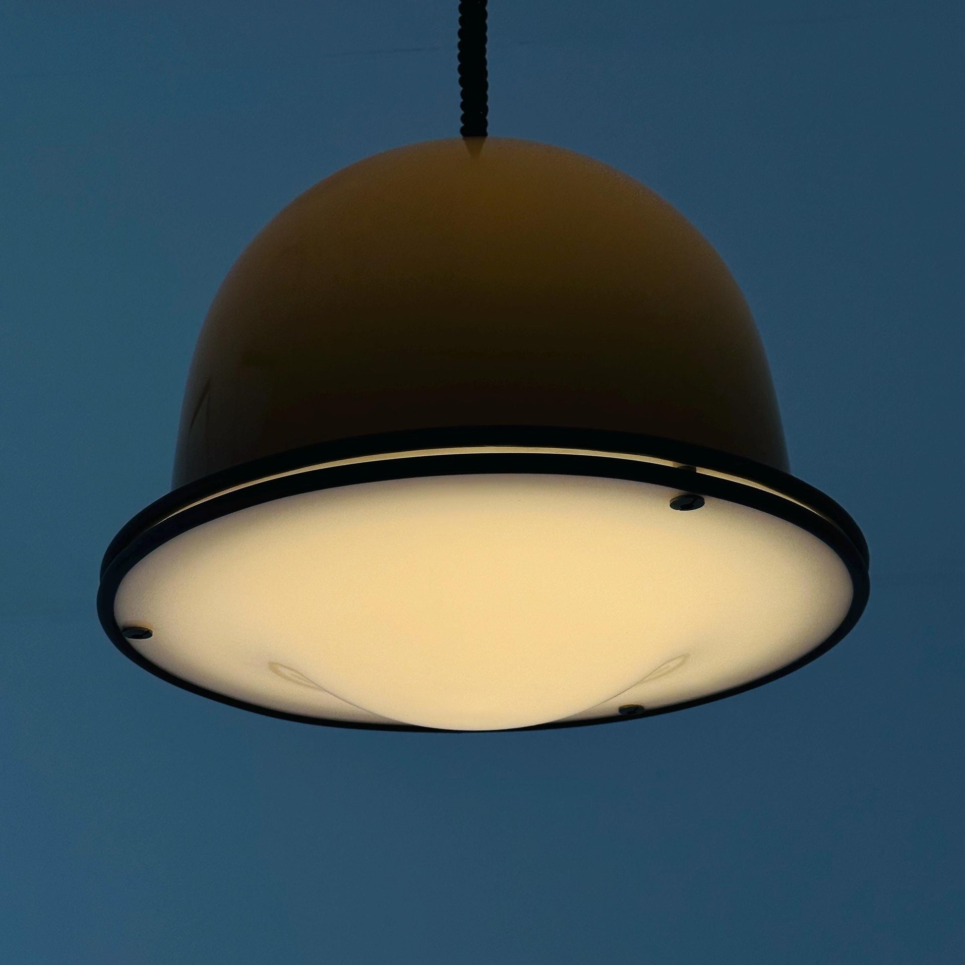 Rare Mid century Harvey Guzzini Pendant Lamp, 1970s Italy