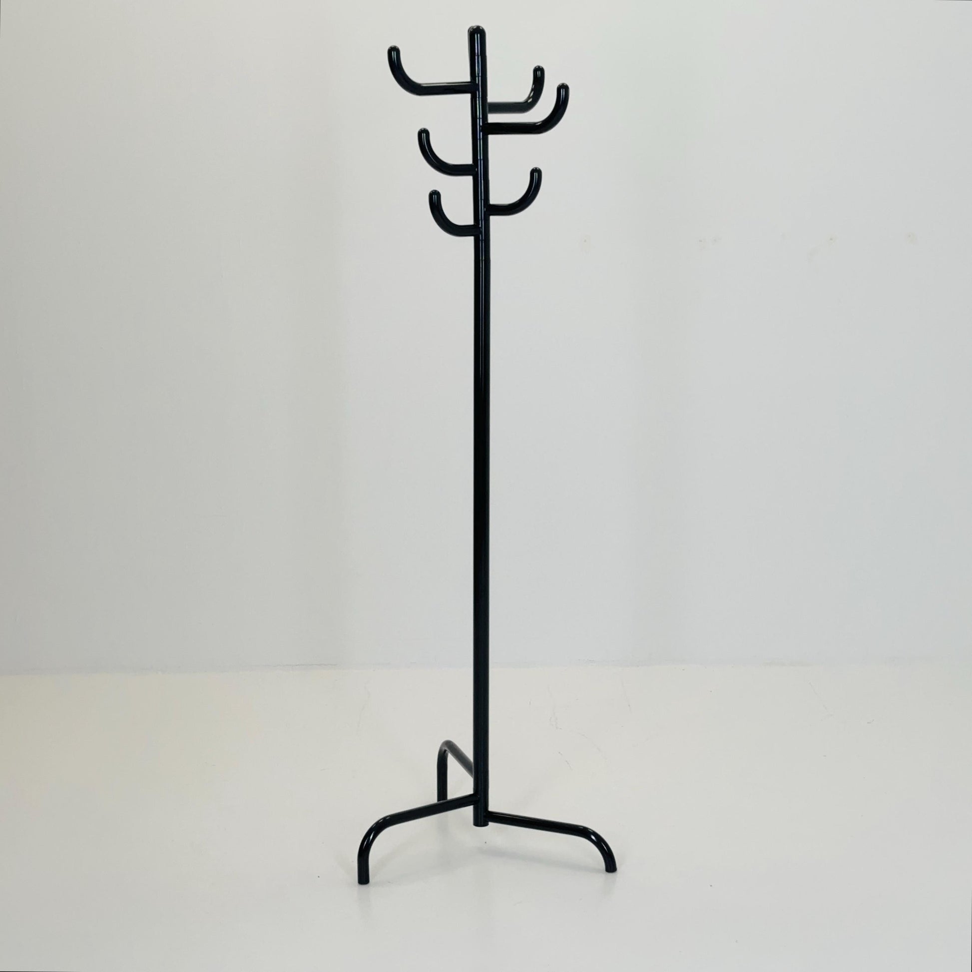 Mid-Century Postmodern black Coat Stand by Rutger Andersson for IKEA, 1980s Sweden –