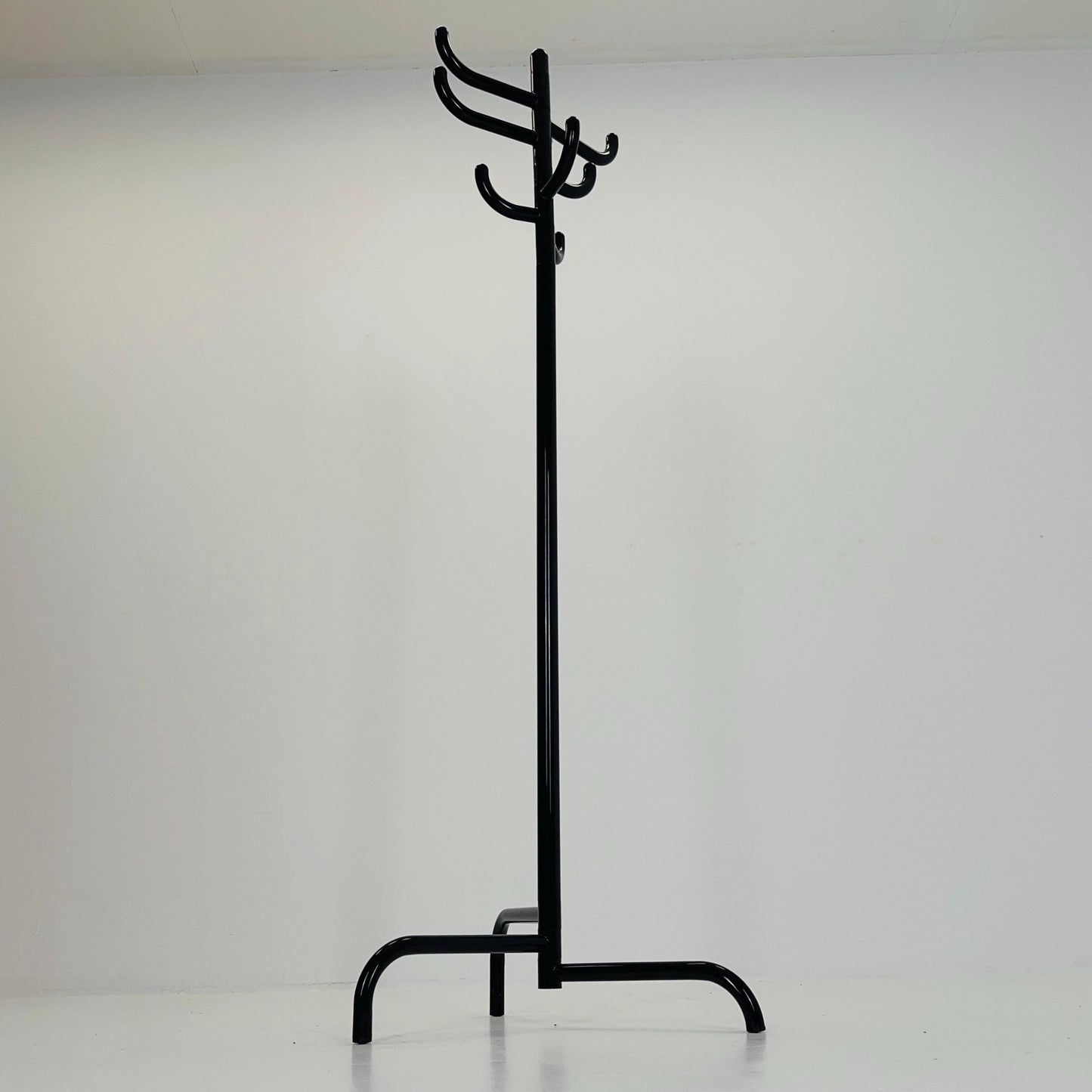 Mid-Century Postmodern black Coat Stand by Rutger Andersson for IKEA, 1980s Sweden –