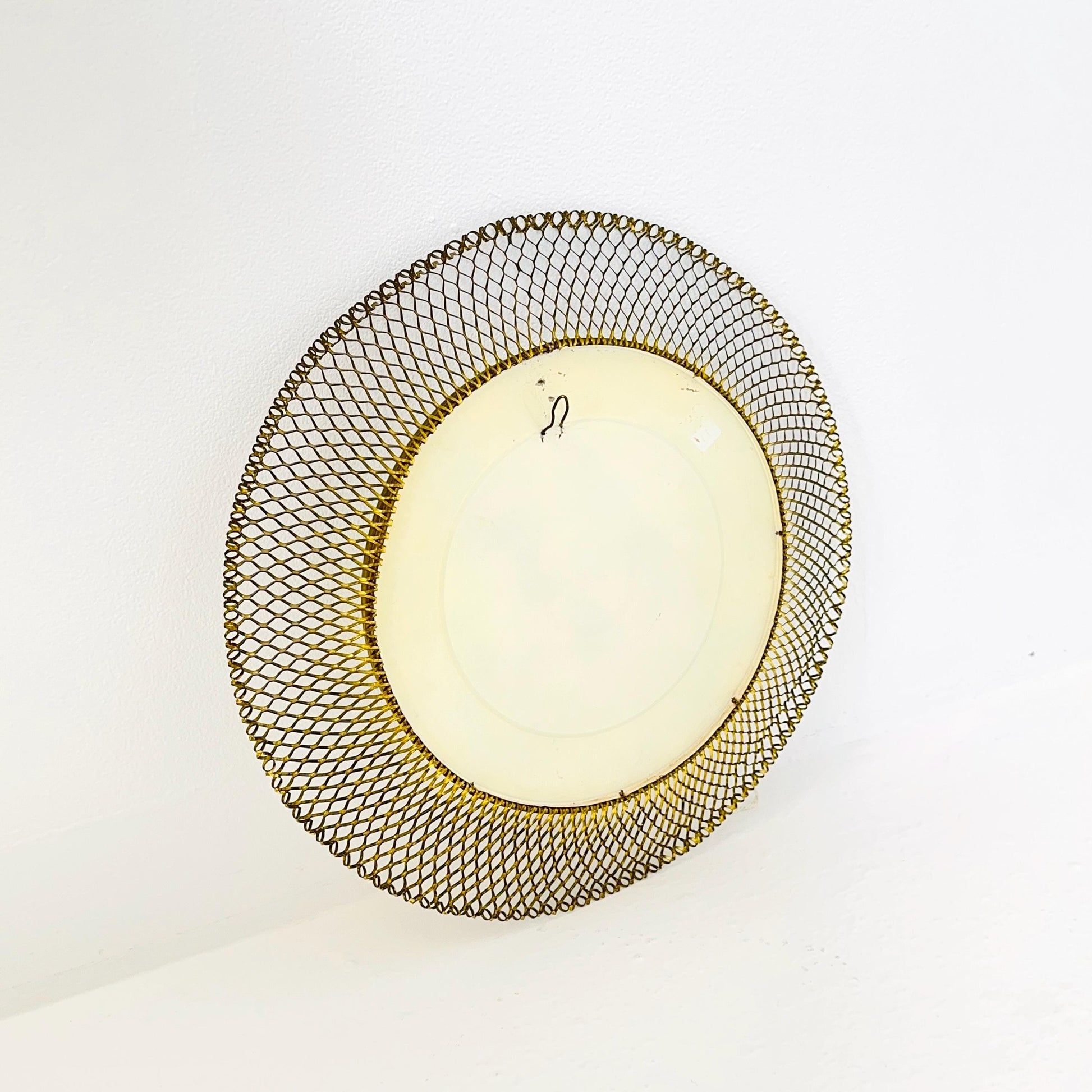 Mid-century wall mirror by Josef Frank Svenskt Tenn, Austria, Sweden, brass, 1950s
