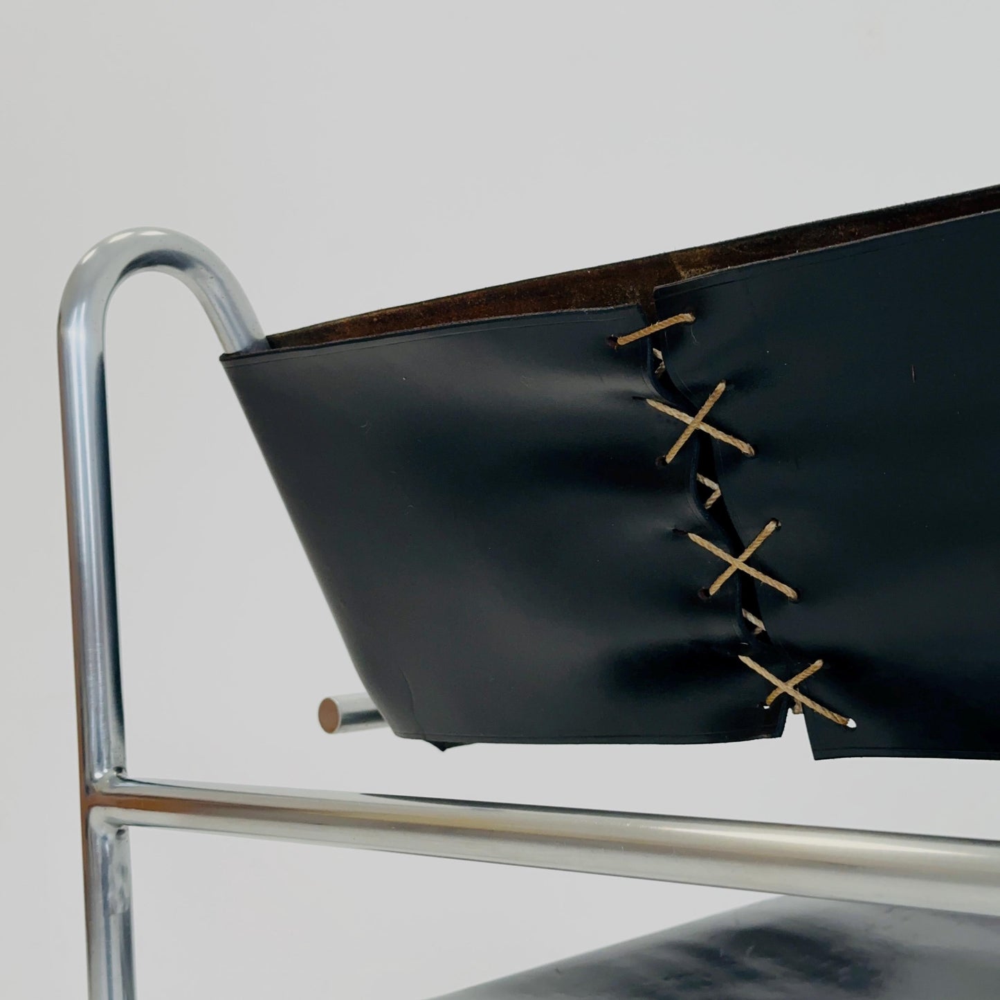 Mid-Century Modern Bauhaus Lounge Chair by Marcel Breuer’s – Italy, 1980s
