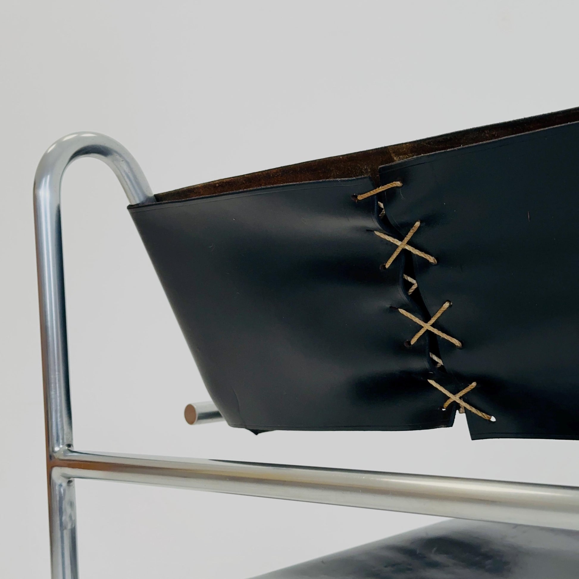 Mid-Century Modern Bauhaus Lounge Chair by Marcel Breuer’s – Italy, 1980s