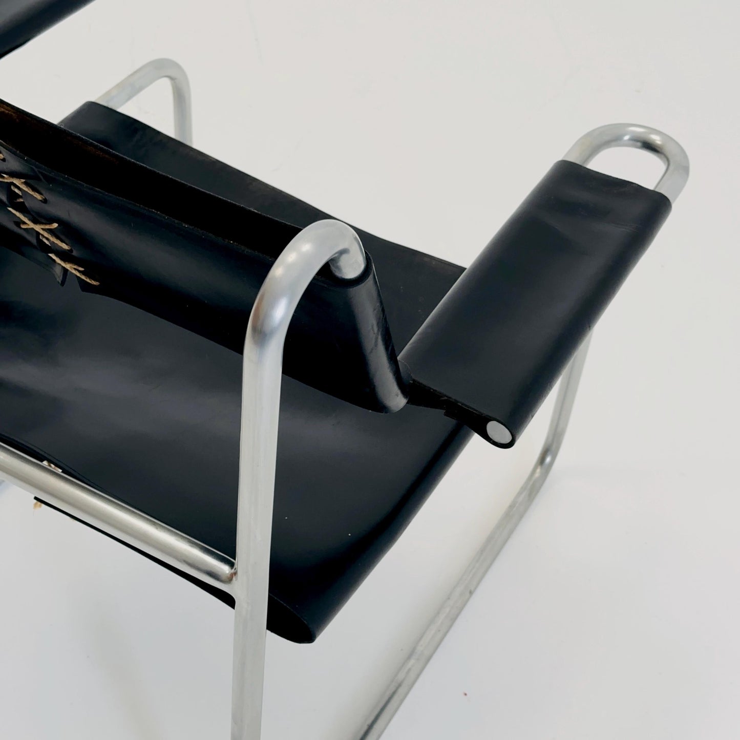 Mid-Century Modern Bauhaus Lounge Chair by Marcel Breuer’s – Italy, 1980s