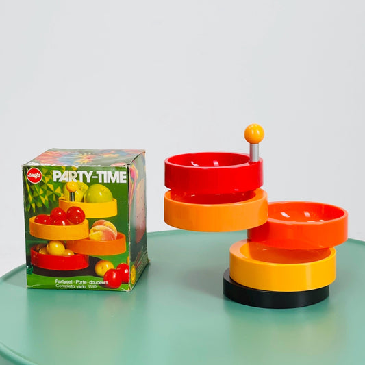 Space Age Snack Tower by Emsa – 1970s Pop Art Design, Made in W. Germany