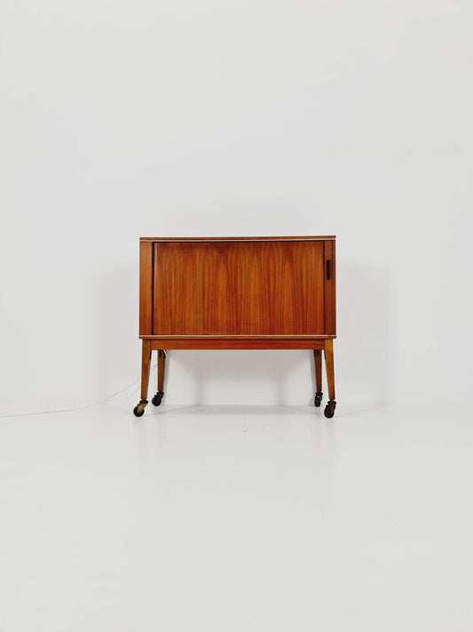 Rare Mid century walnut German bar/ sideboard, 1950s