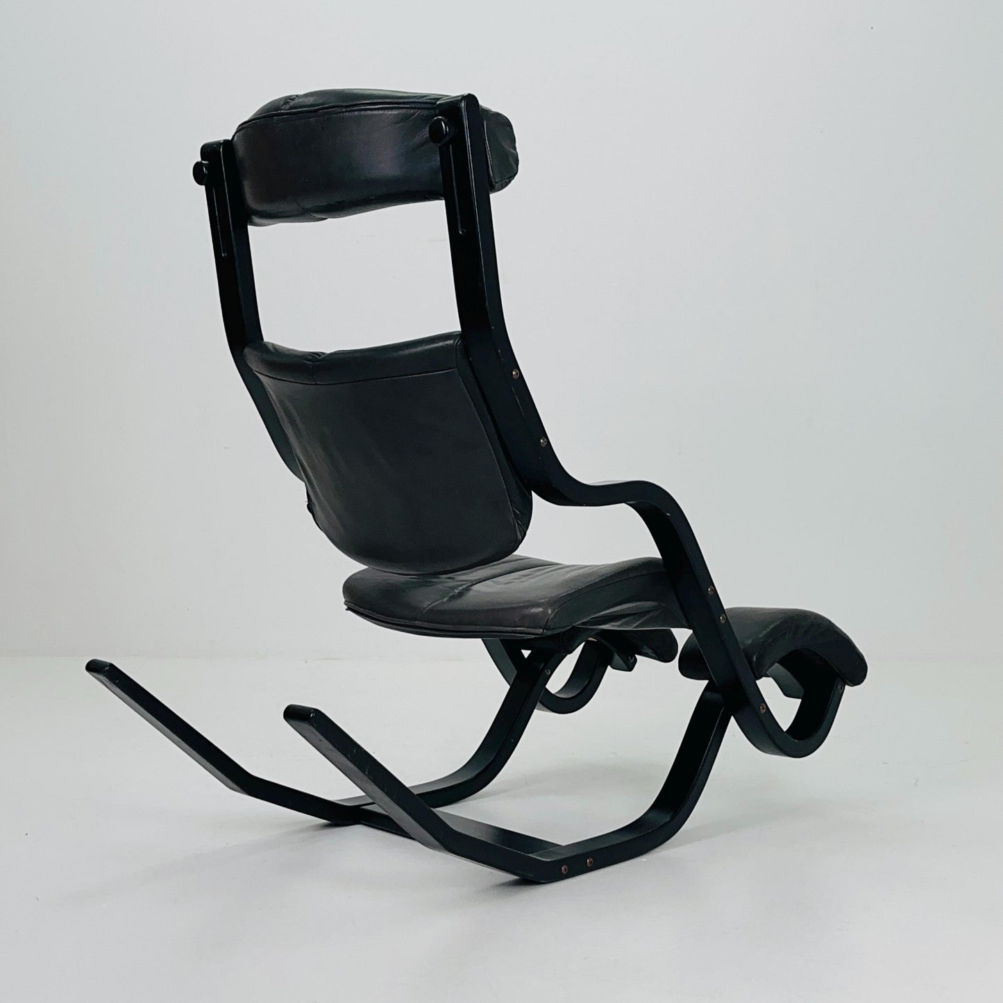 Mid-Century “Gravity” Rocking Lounge Chair by Peter Opsvik for Stokke, 1980s