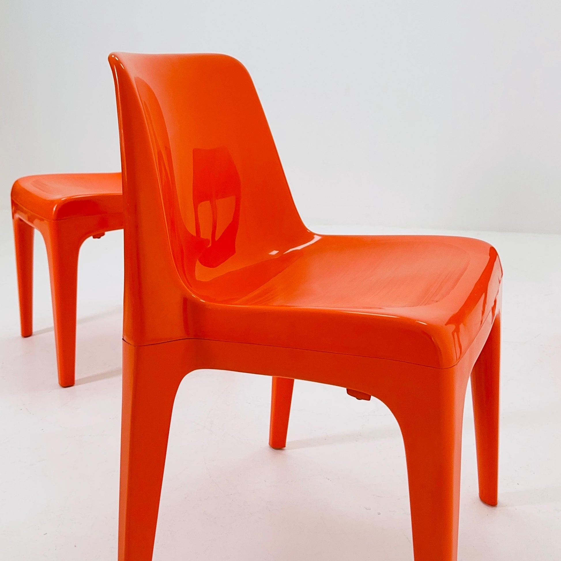 1 of 3 Space Age Chairs Model 4973 by Schröder & Henzelmann for Vlotho Uffeln , West Germany 1970s