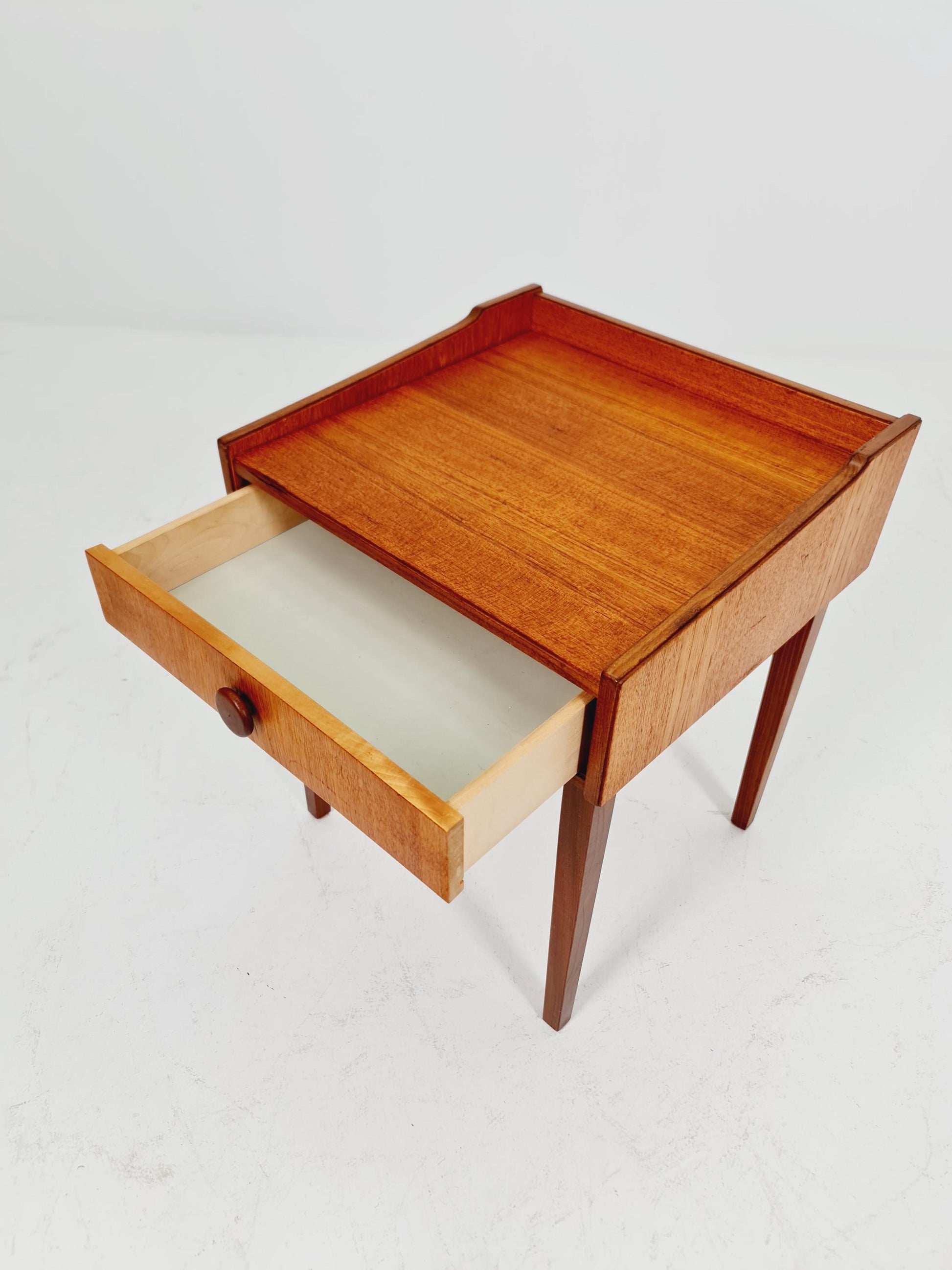 Danish MidCentury teak nightstand / bedside tables, 1960s