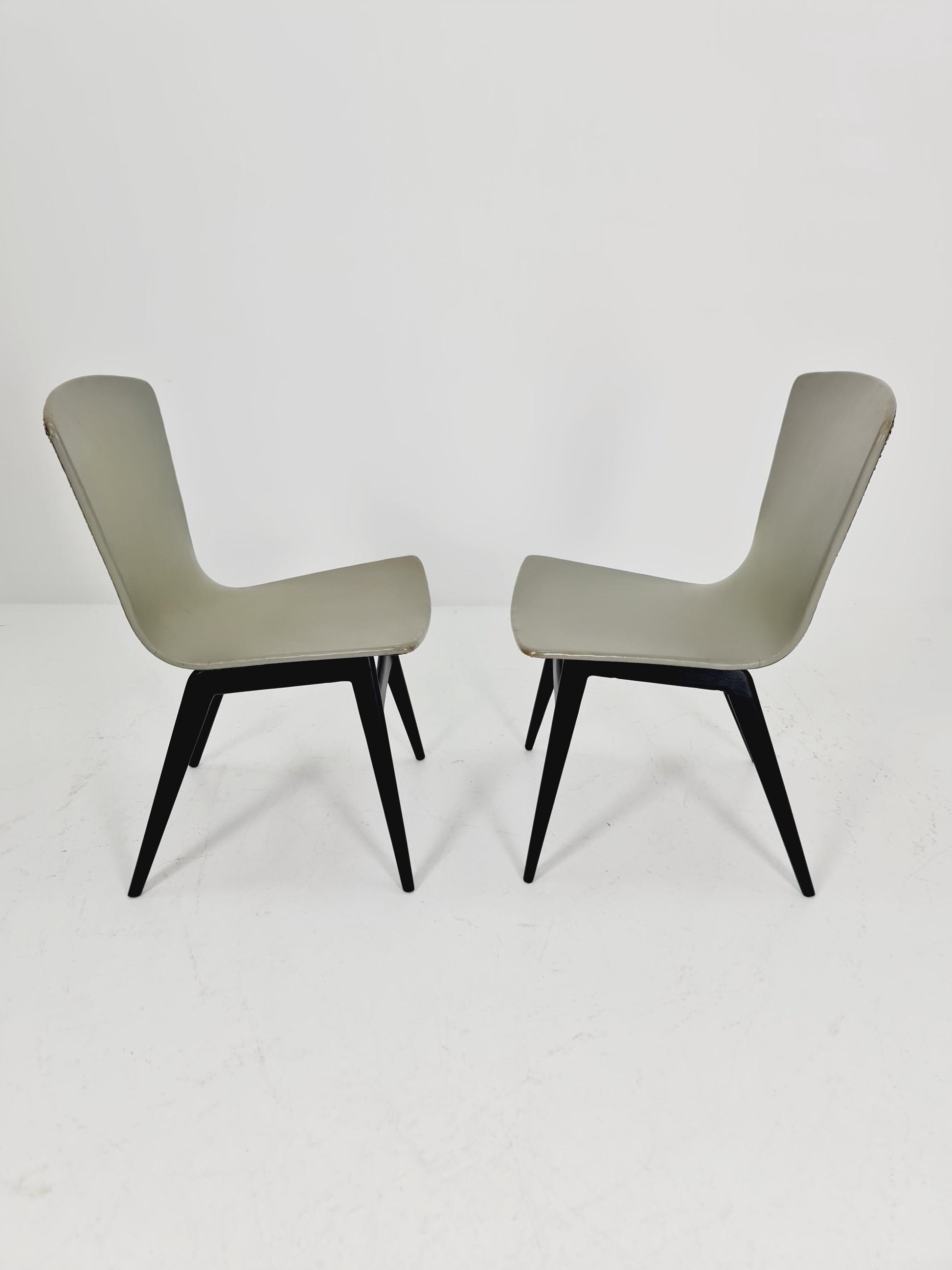 German tub chairs 667 By Eddie Harlis for Thonet , 1960s, set of 2