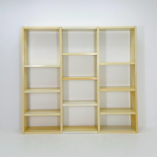 Rare mid century White Modular Shelving System Dodona 300’ Bookcase by Ernesto Gismondi for Artemide, , 1960s Italy