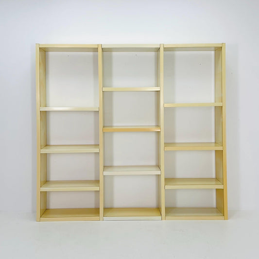Rare mid century White Modular Shelving System Dodona 300’ Bookcase by Ernesto Gismondi for Artemide, , 1960s Italy