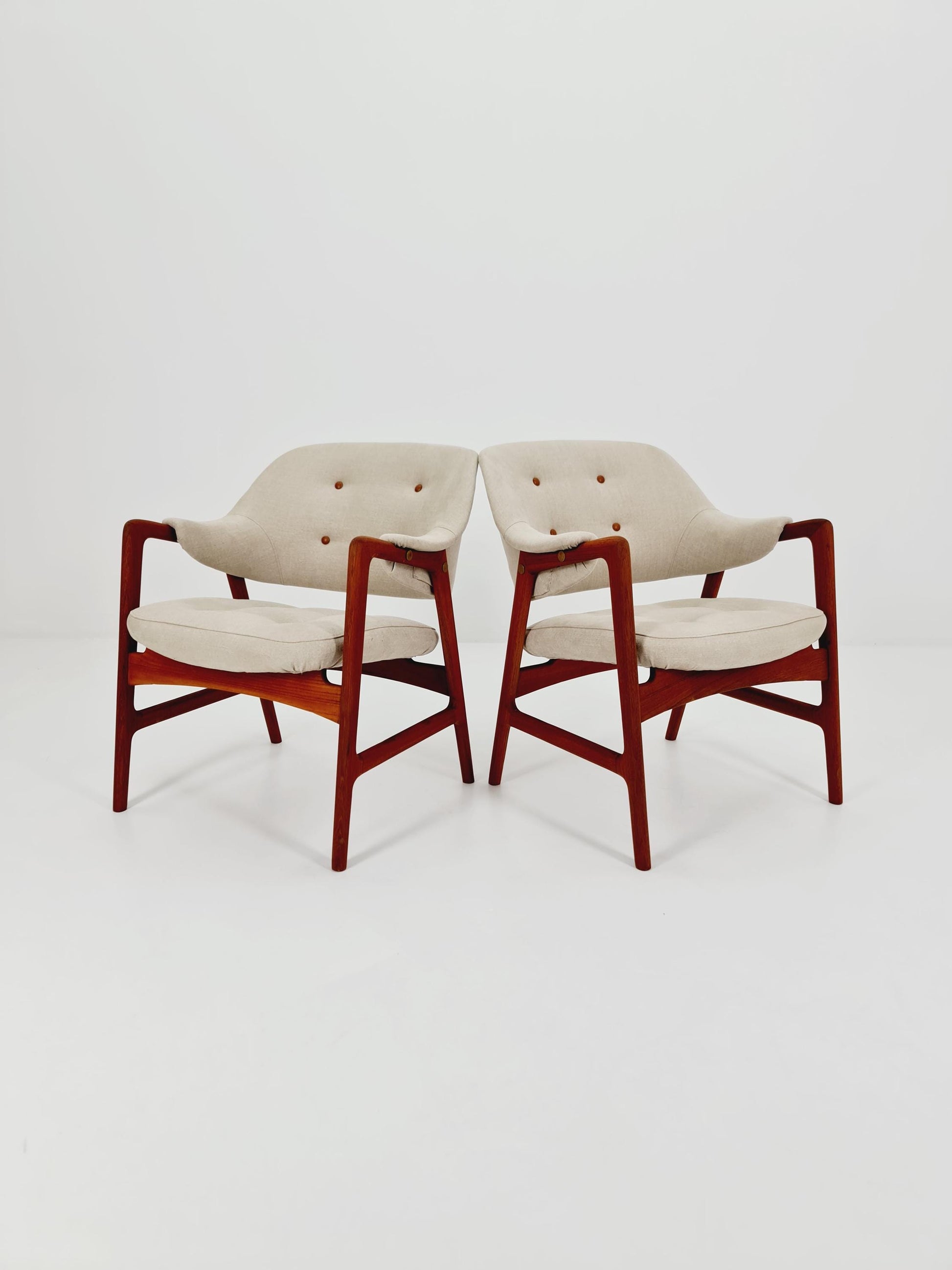 Danish Modern Teak Armchair BY Ingmar Relling for Westnofa Set of 2 , 1960s