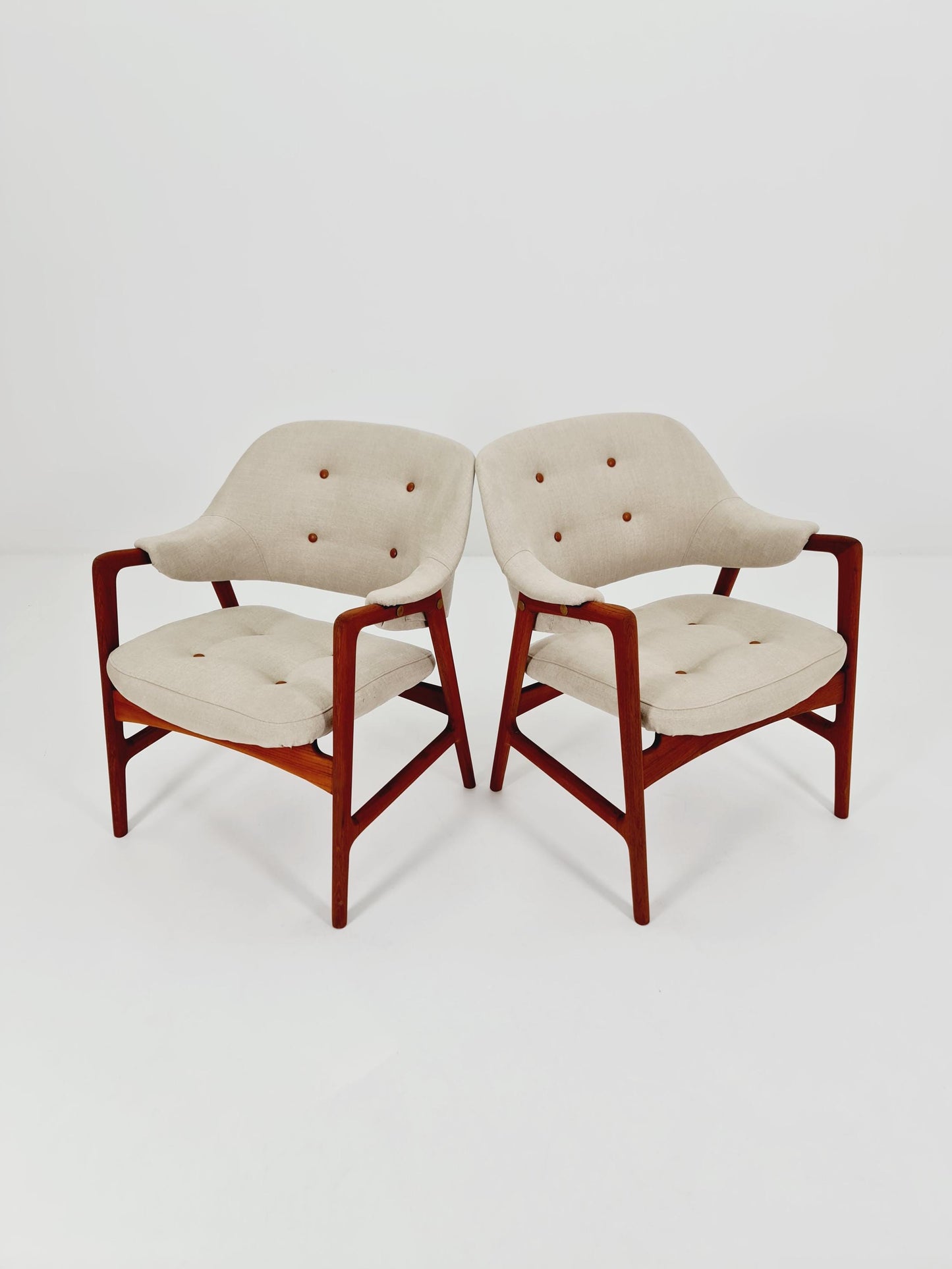 Danish Modern Teak Armchair BY Ingmar Relling for Westnofa Set of 2 , 1960s