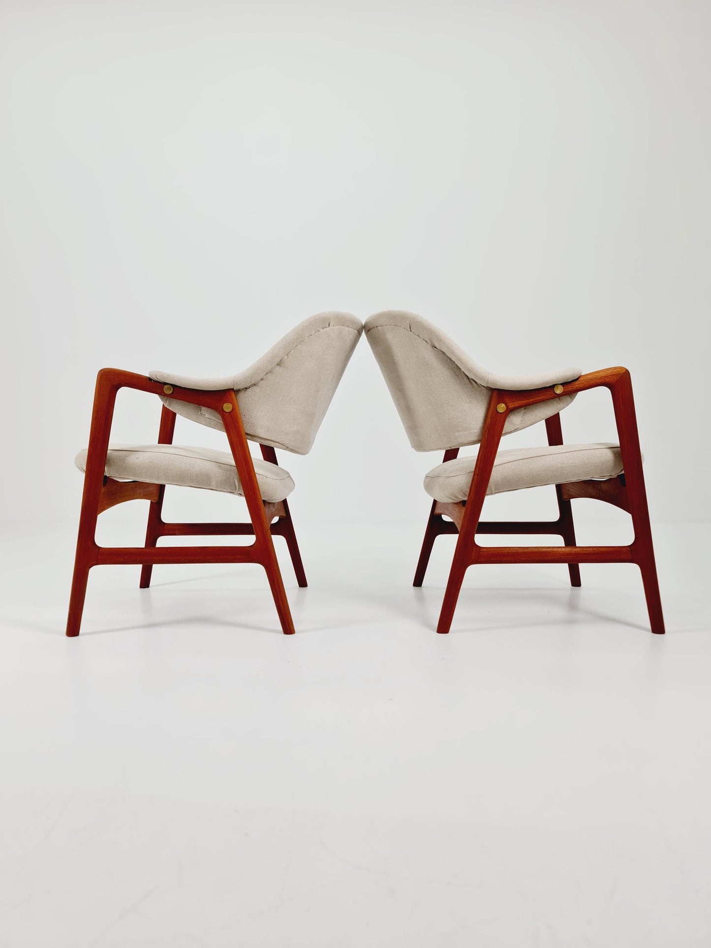 Danish Modern Teak Armchair BY Ingmar Relling for Westnofa Set of 2 , 1960s