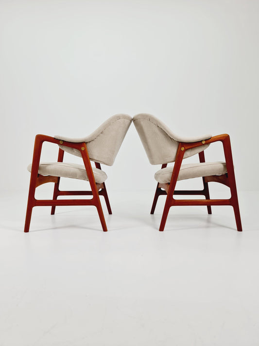 Danish Modern Teak Armchair BY Ingmar Relling for Westnofa Set of 2 , 1960s