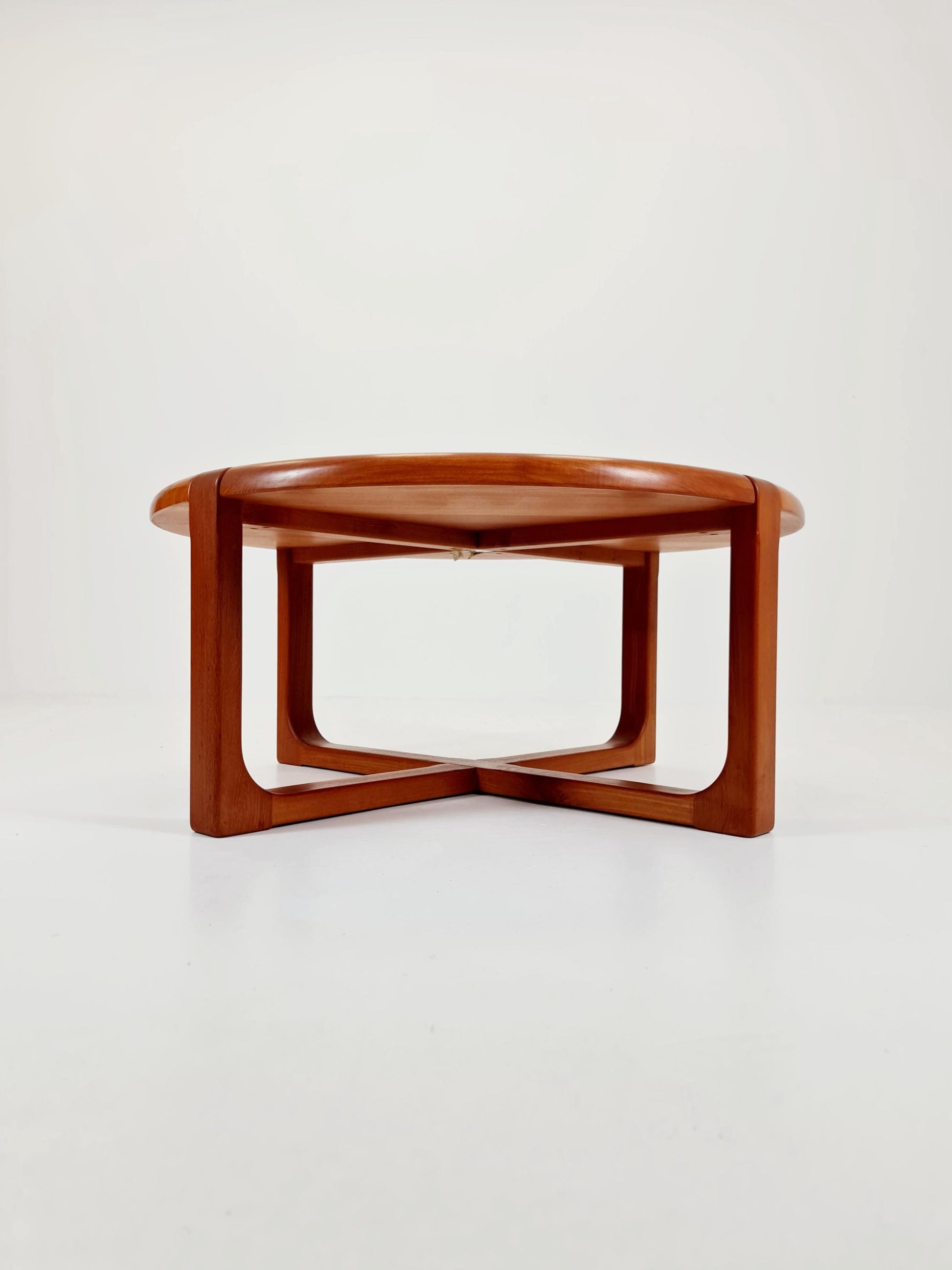 Danish Teak solid coffee table/ side table By Niels Bach for Randers Möbel, 1960s