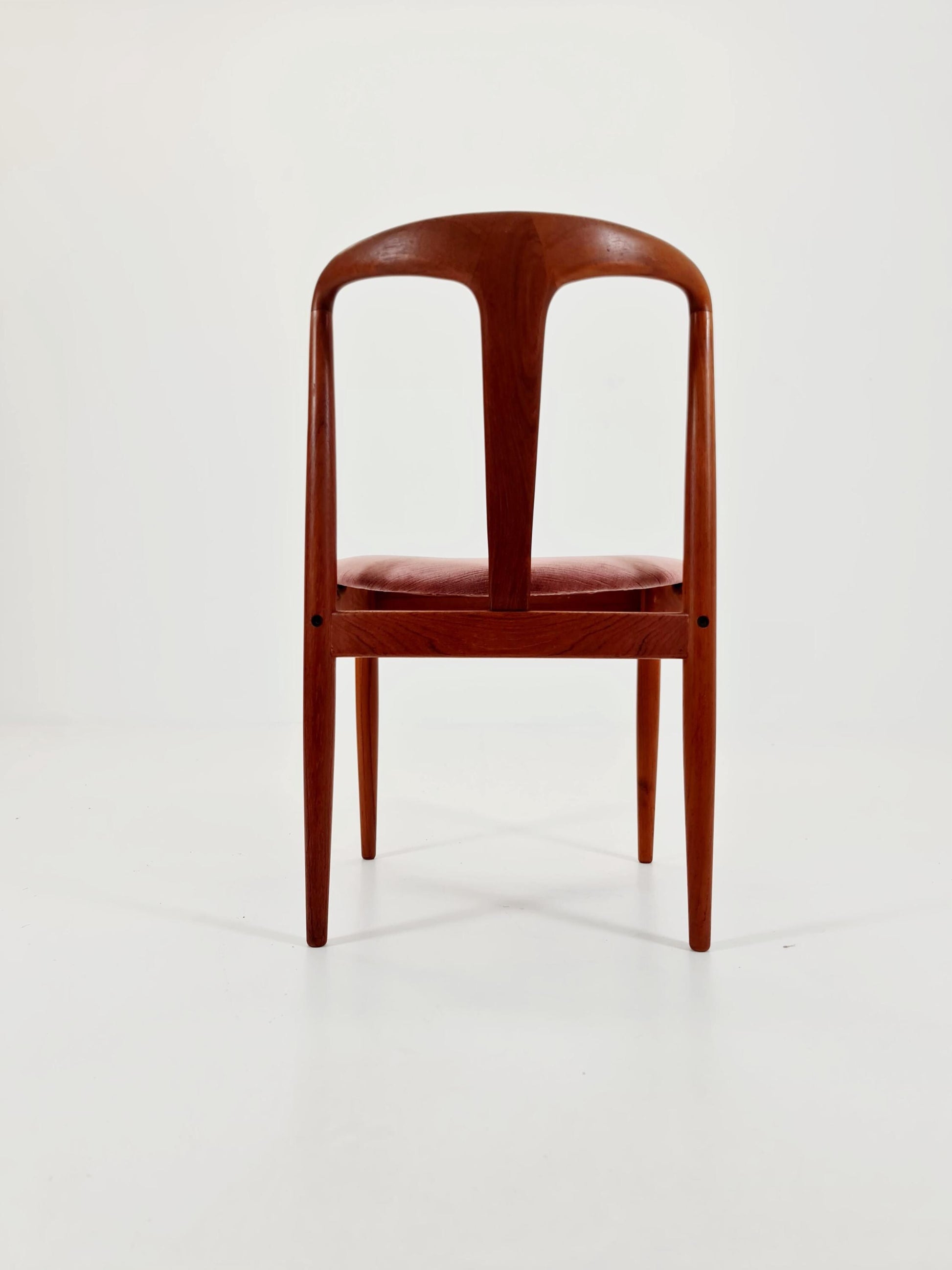 Vintage Danish teak dining chair by johannes Andersen for Uldum Mobelfabrik , 1960s,