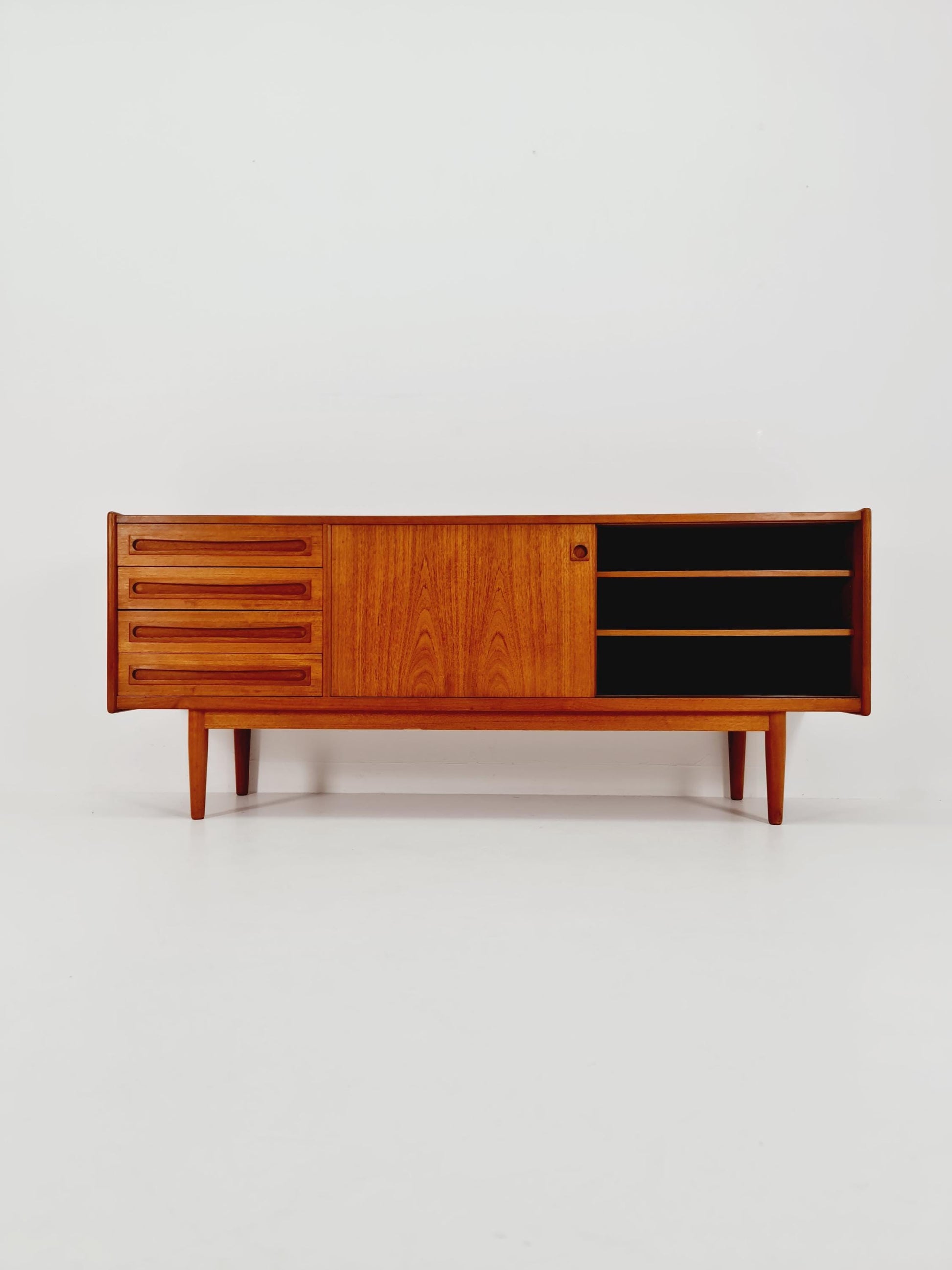 Danish Teak Sideboard by Johannes Andersen for Skaaning , 1960s