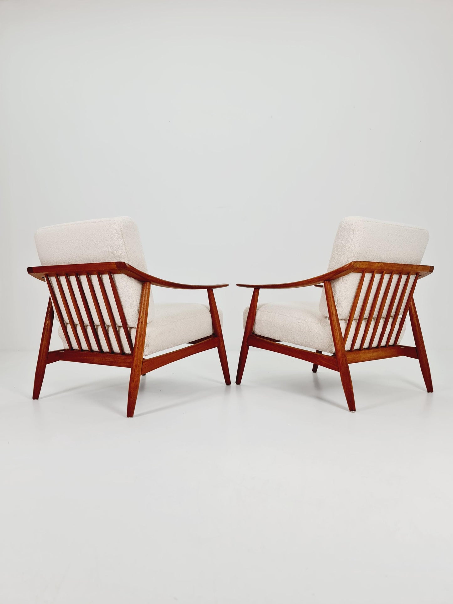 Mid century easy lounge chairs by Folke Ohlsson for Bodafors Sweden , 1955s, Set of 2