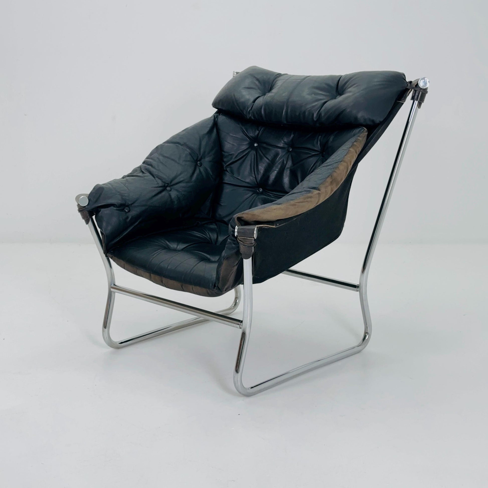Mid-Century Trega Lounge Chair by Tormod Alaes for Sorliemobler Denmark 1980s
