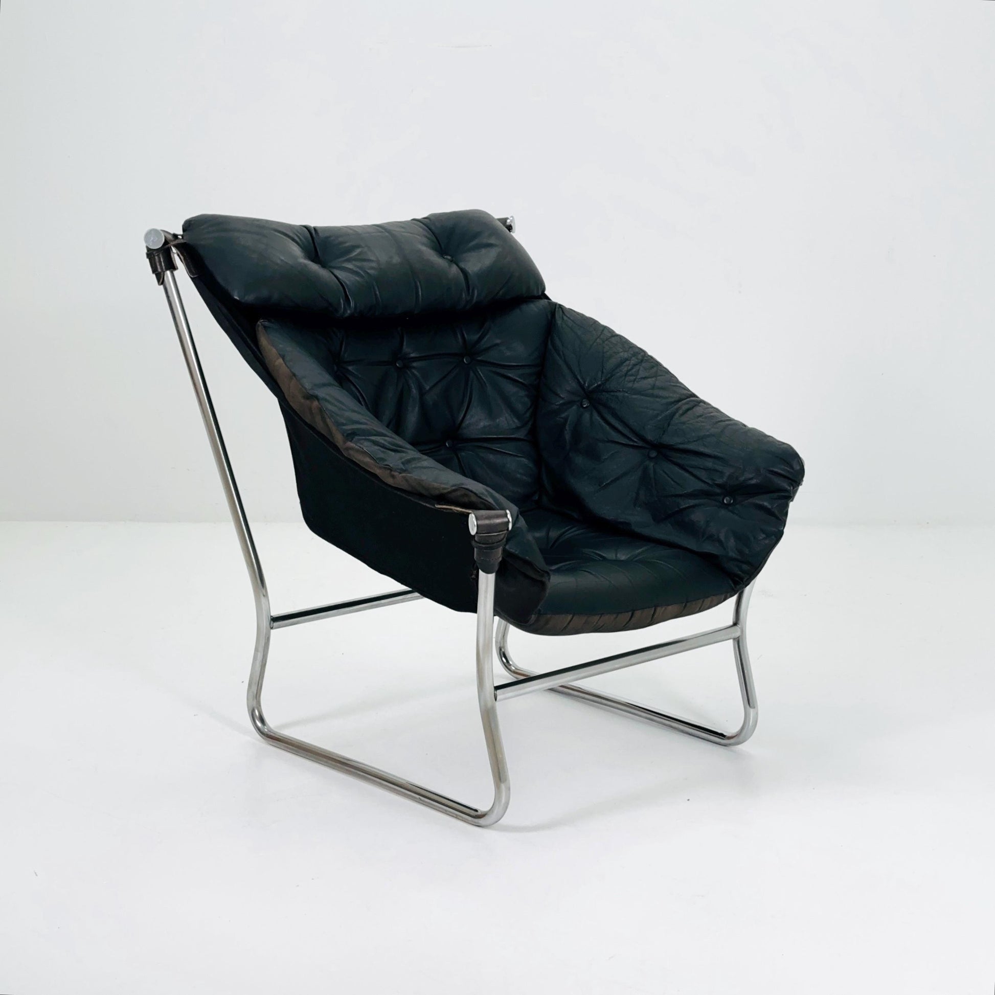 Mid-Century Trega Lounge Chair by Tormod Alaes for Sorliemobler Denmark 1980s