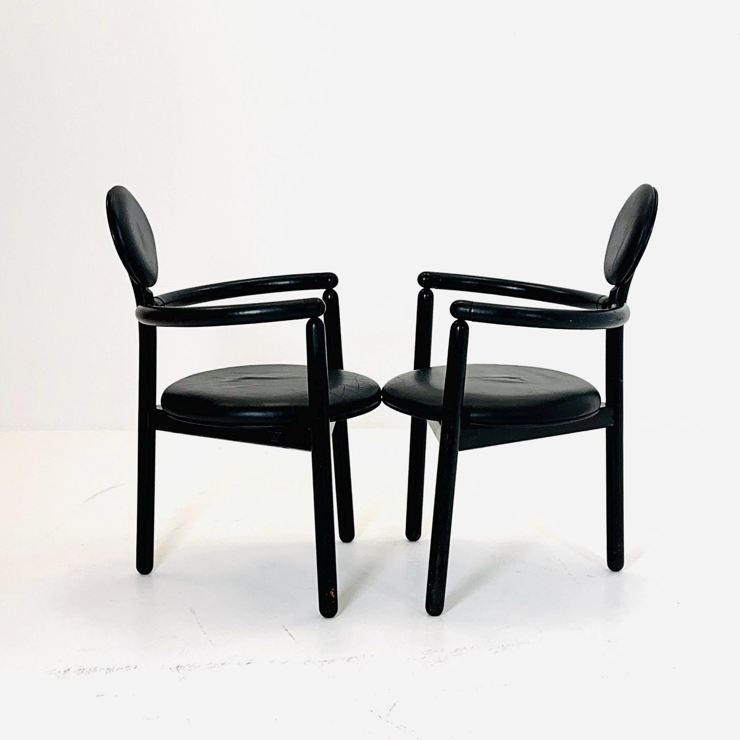 1 of 3 Mid Century Vico Magistretti ‘Pan’ Chair for Rosenthal | Memphis Style | 1980s Germany