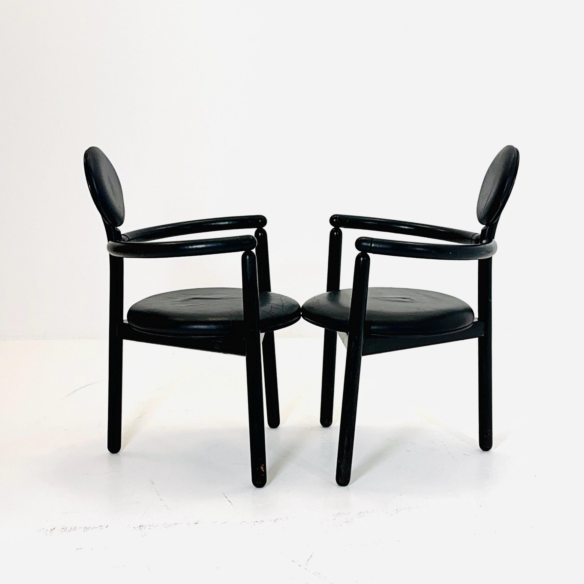 1 of 3 Mid Century Vico Magistretti ‘Pan’ Chair for Rosenthal | Memphis Style | 1980s Germany