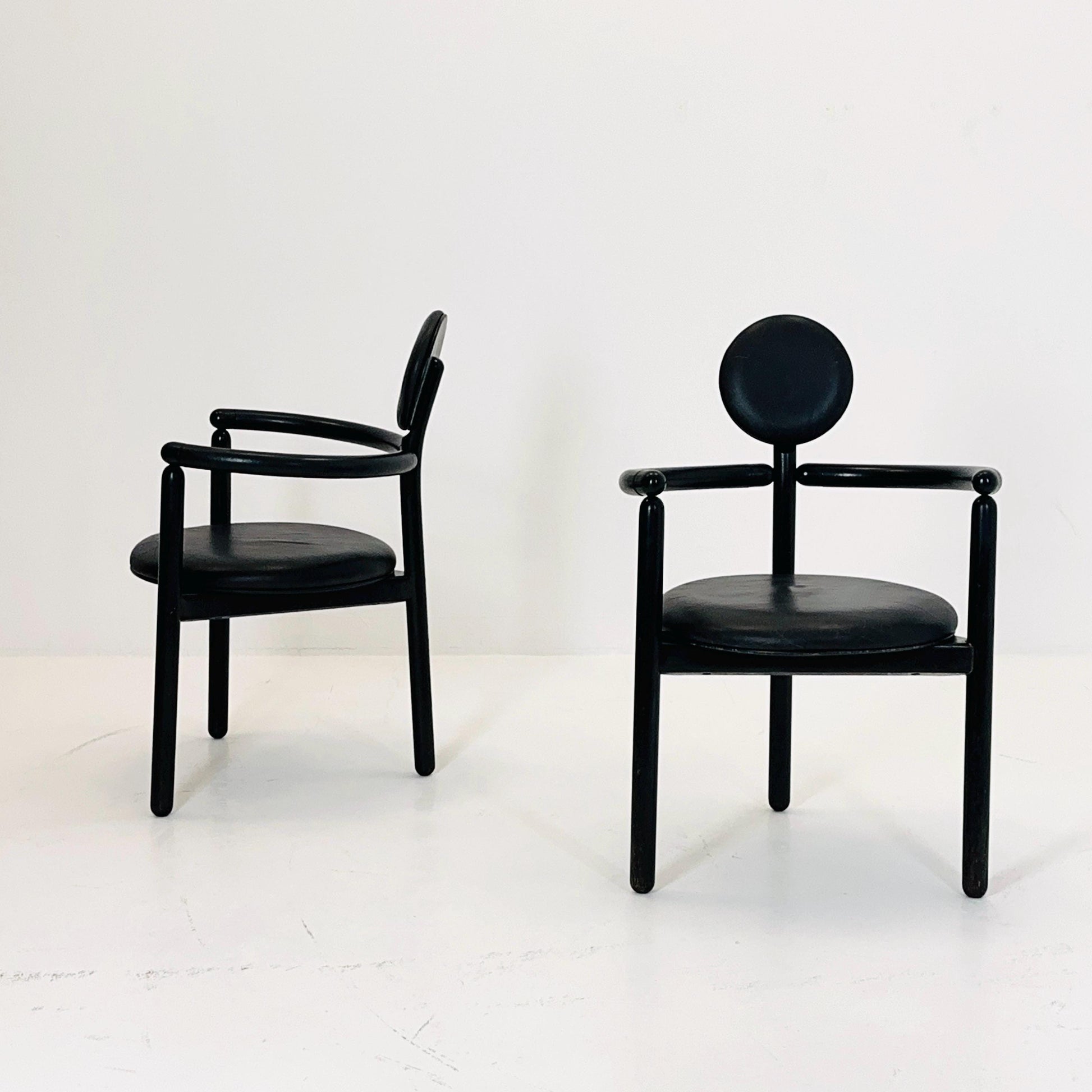 1 of 3 Mid Century Vico Magistretti ‘Pan’ Chair for Rosenthal | Memphis Style | 1980s Germany