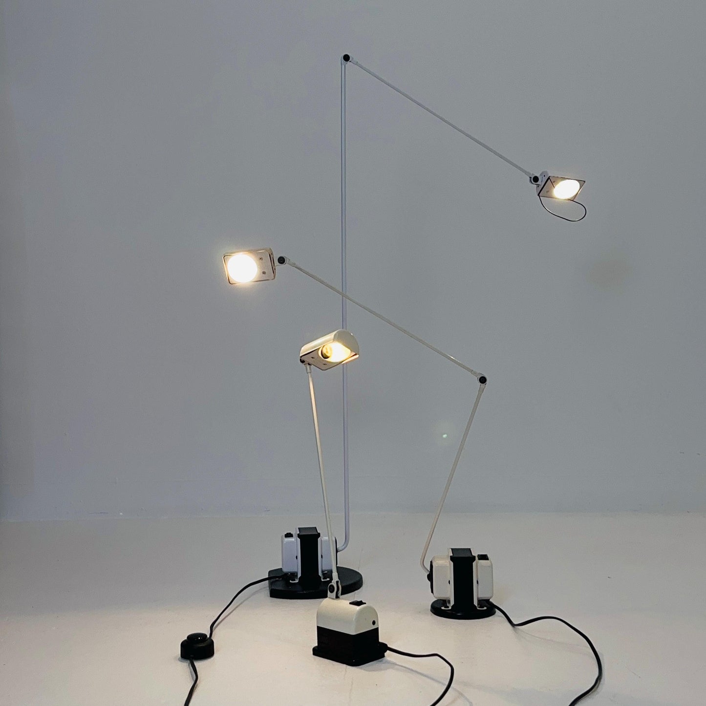 Mid century Daphine Floor/Table Lamp by Tommaso Cimini for Lumina – Italy, 1980s